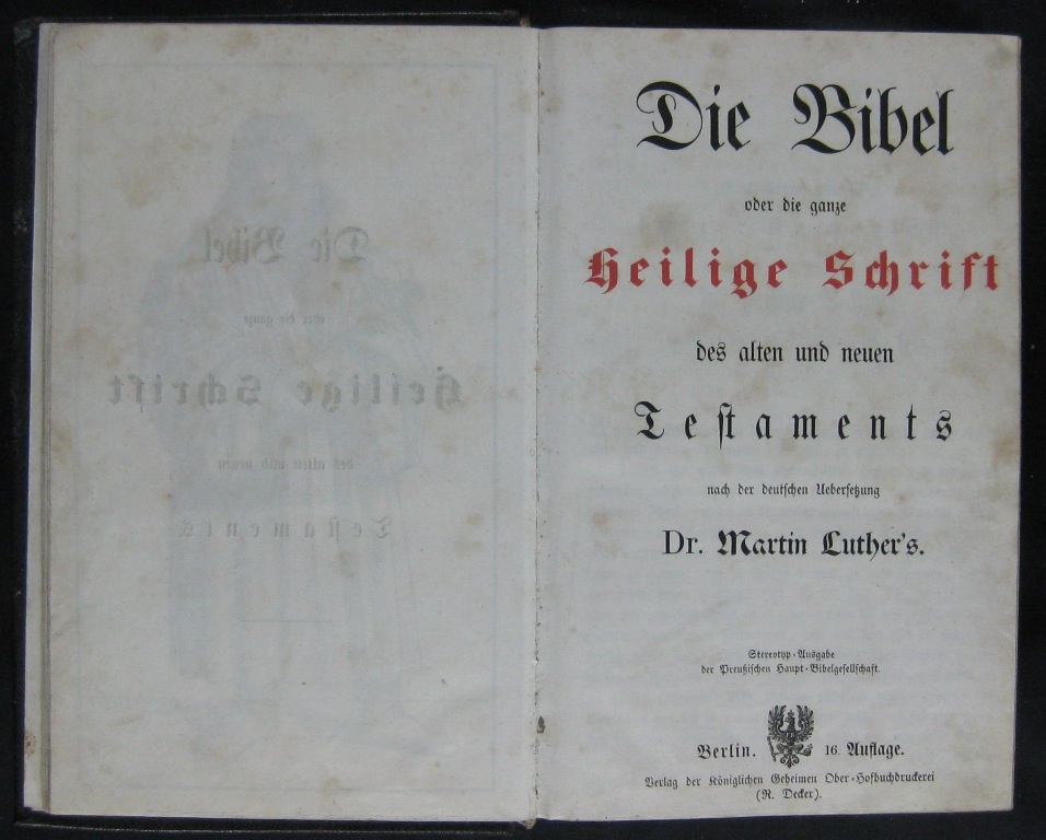 Die Bibel (Museumsschule Hiddenhausen CC BY-NC-SA)