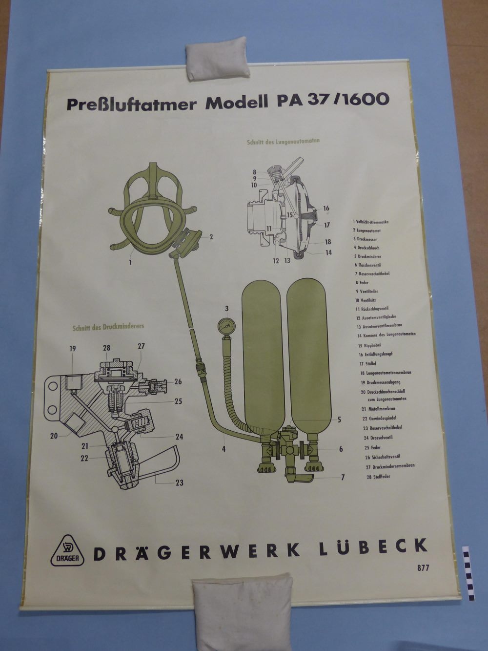 Preßluftatmer Modell PA 37/1600 (Mindener Museum CC BY-NC-SA)