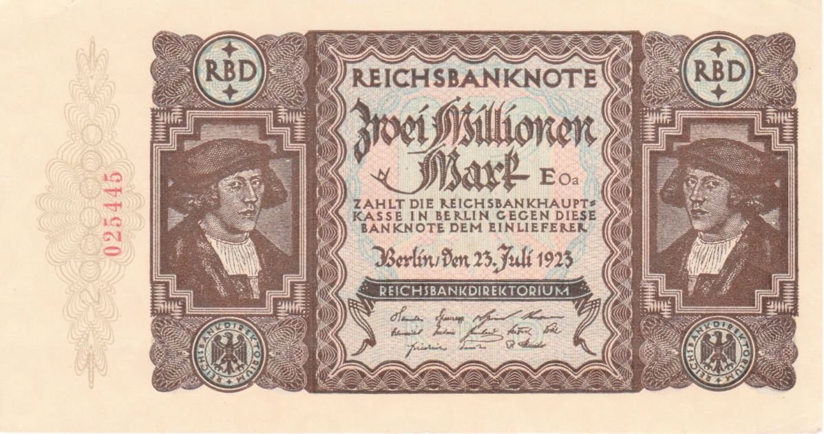 Reichsbanknote (Haller ZeitRäume CC BY-NC-SA)