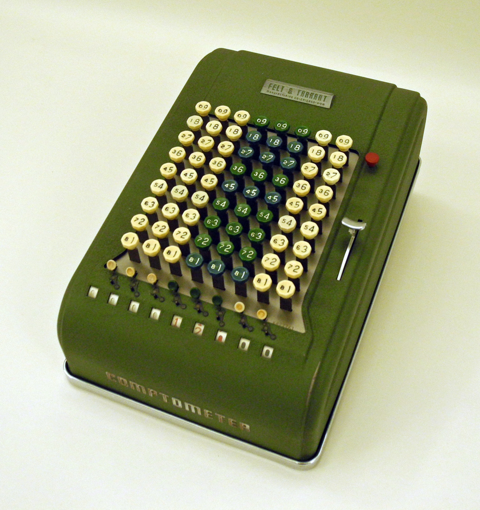 Comptometer Mod. M8 (Heinz Nixdorf MuseumsForum CC BY-NC-SA)