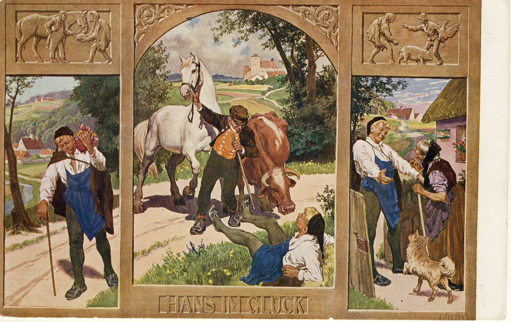 Hans im Glück (Deutsches Märchen- und Wesersagenmuseum CC BY-NC-SA)
