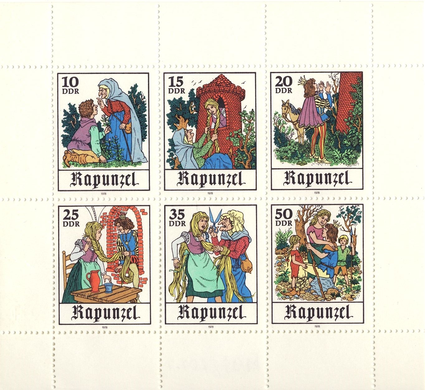 Rapunzel (Deutsches Märchen- und Wesersagenmuseum CC BY-NC-SA)