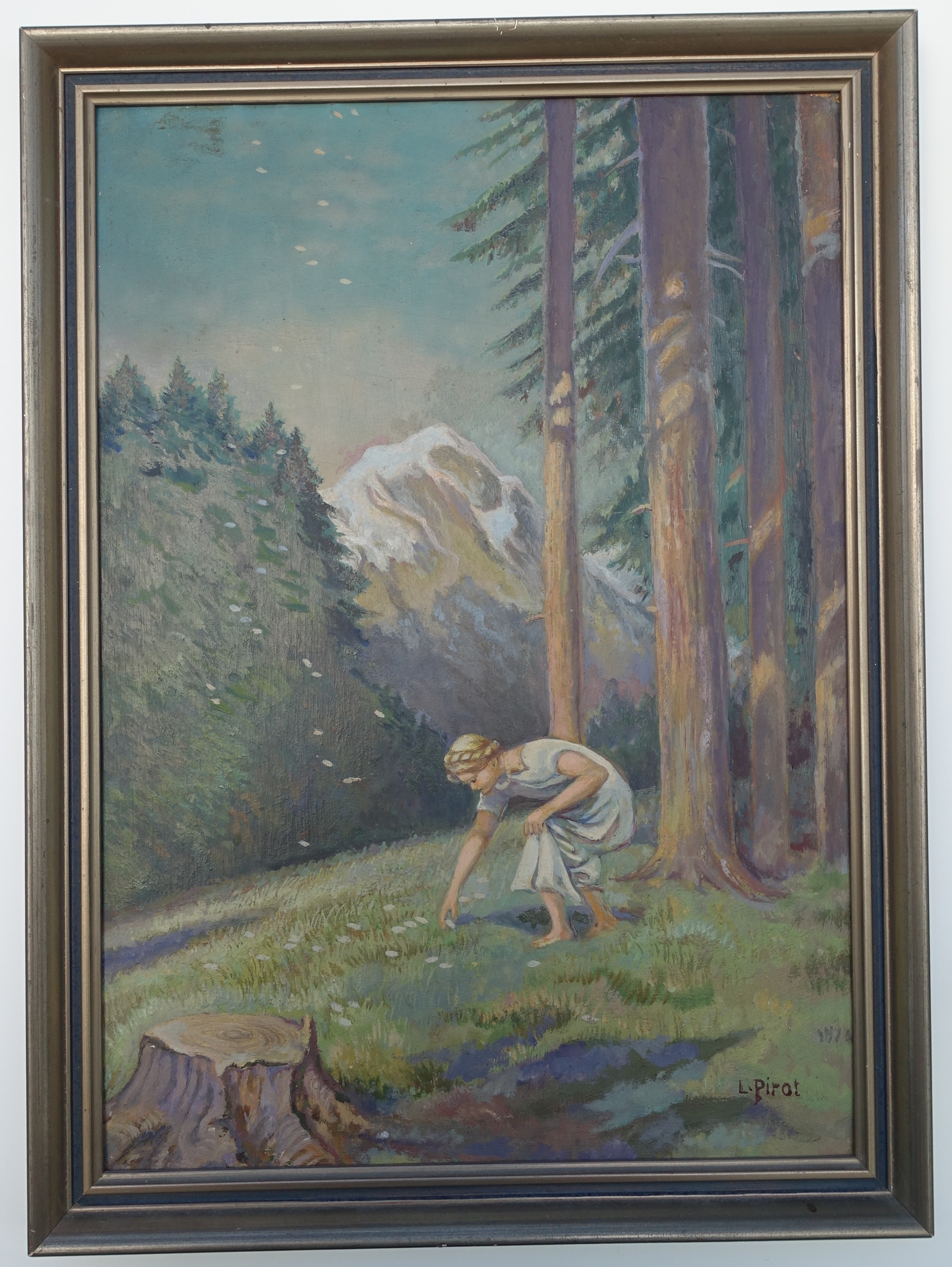 Die Sterntaler (Kopie eines Gemäldes von Paul Hey) (Deutsches Märchen- und Wesersagenmuseum CC BY-NC-SA)