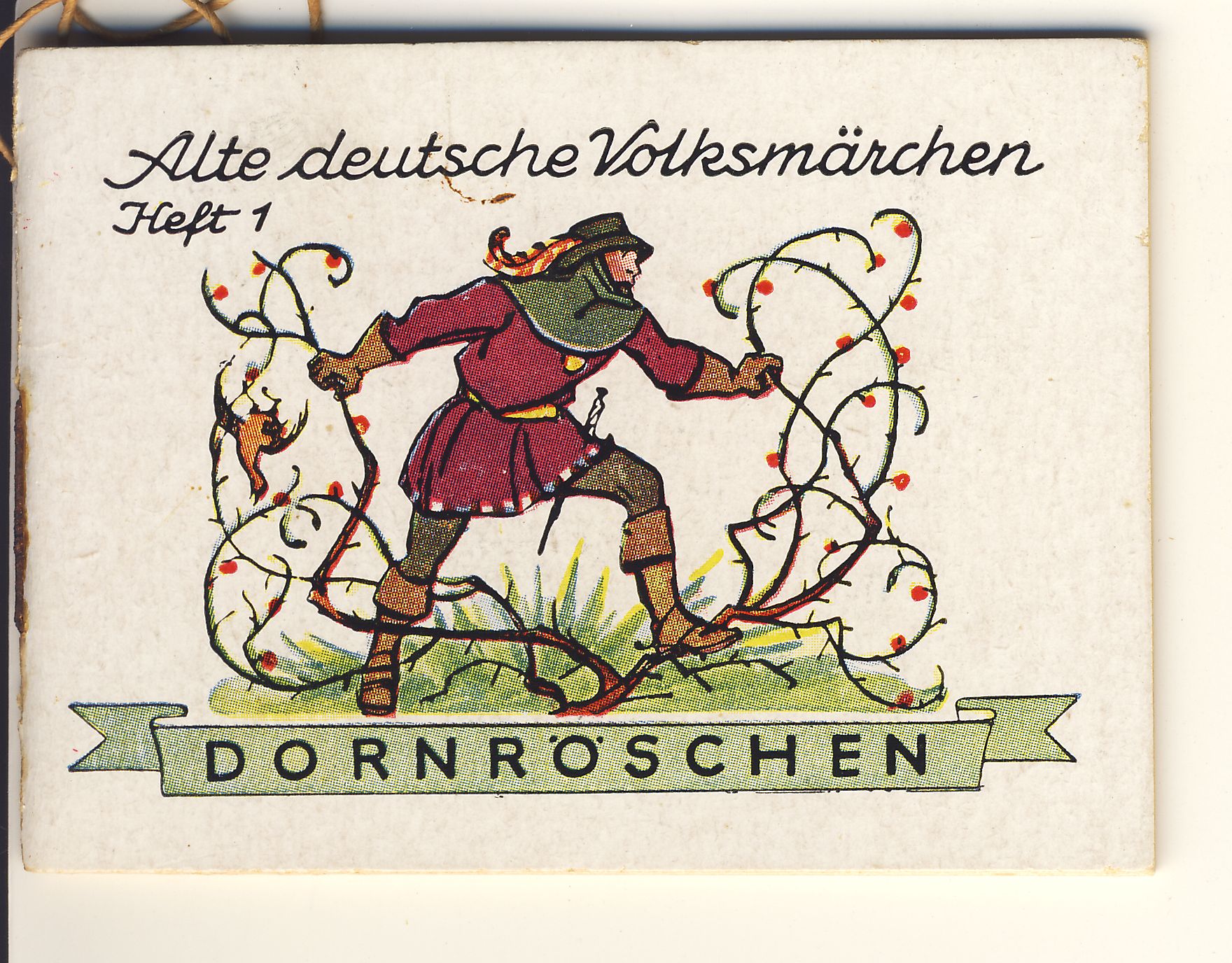 Dornröschen Märchenheft (Deutsches Märchen- und Wesersagenmuseum CC BY-NC-SA)