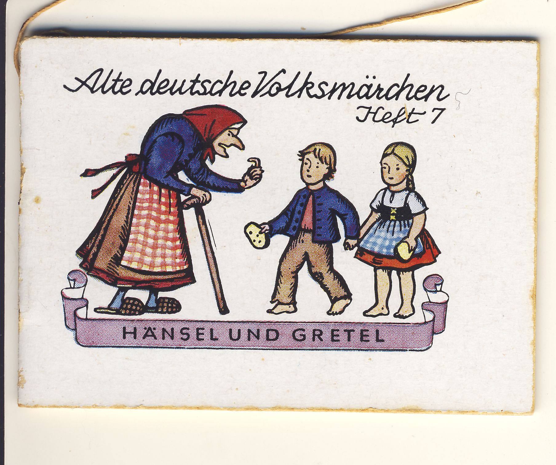 Hänsel und Gretel Märchenheft (Deutsches Märchen- und Wesersagenmuseum CC BY-NC-SA)