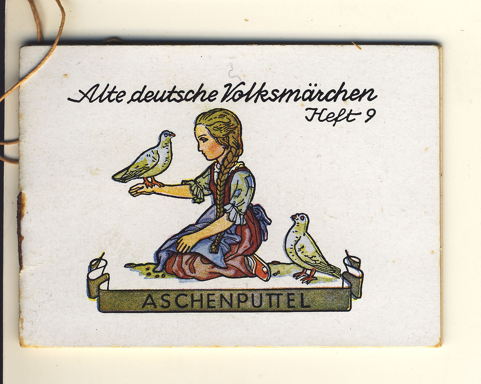 Aschenputtel Märchenheft (Deutsches Märchen- und Wesersagenmuseum CC BY-NC-SA)