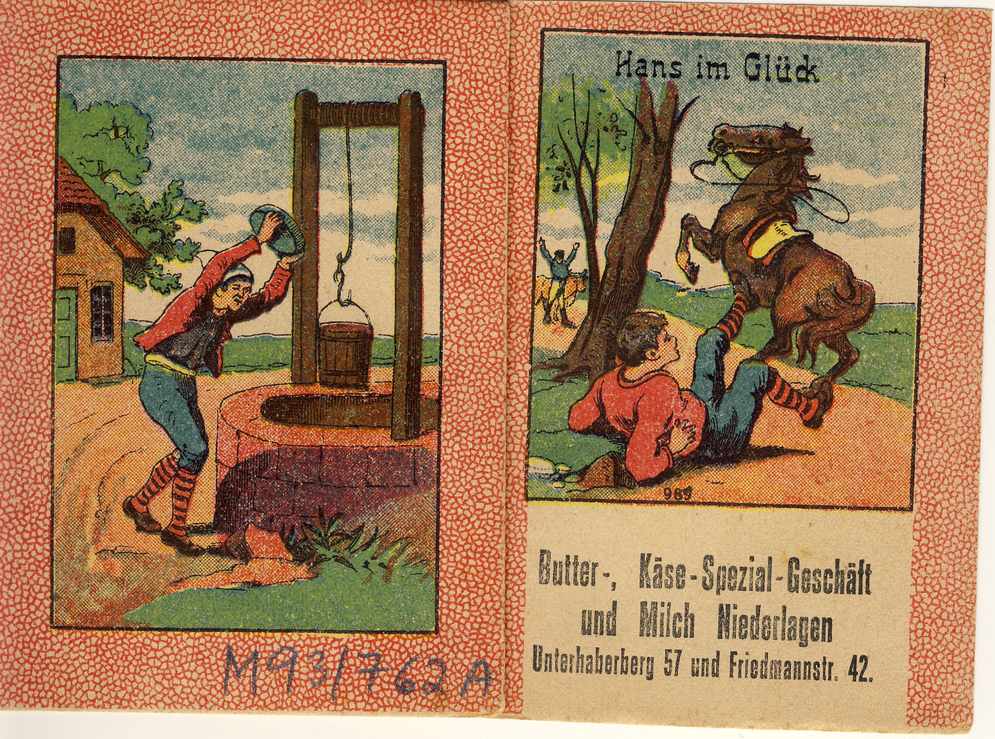 Hans im Glück Märchensammelheft (Deutsches Märchen- und Wesersagenmuseum CC BY-NC-SA)