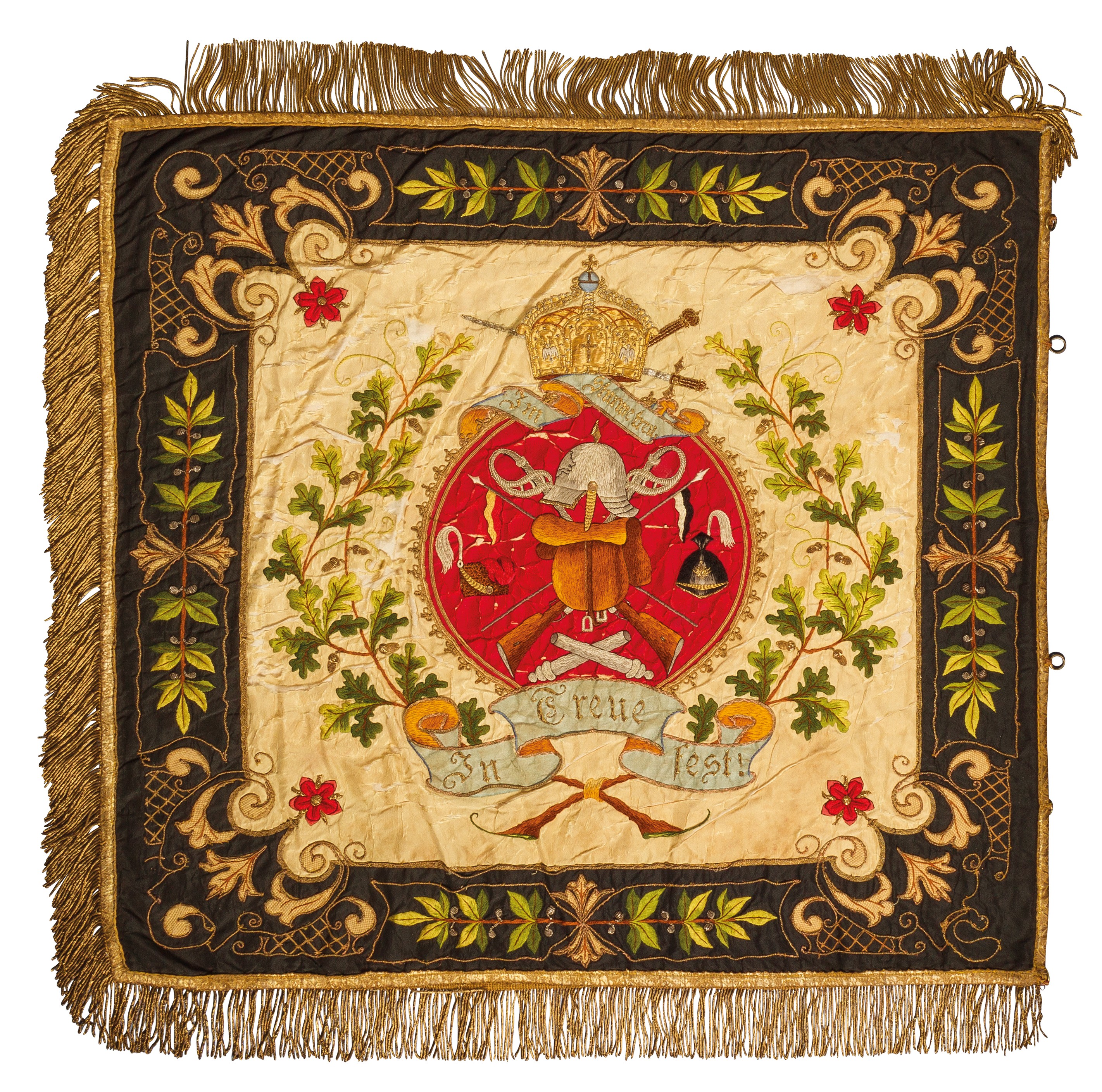 Fahne des Lippischen Kavallerie-Vereins (Lippisches Landesmuseum Detmold CC BY-NC-SA)