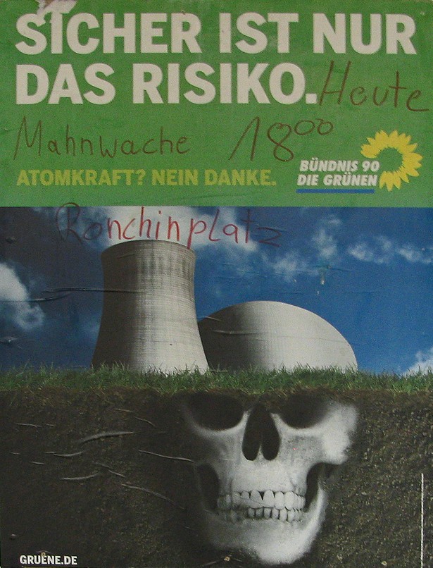 Plakat Mahnwache (Haller ZeitRäume CC BY-NC-SA)