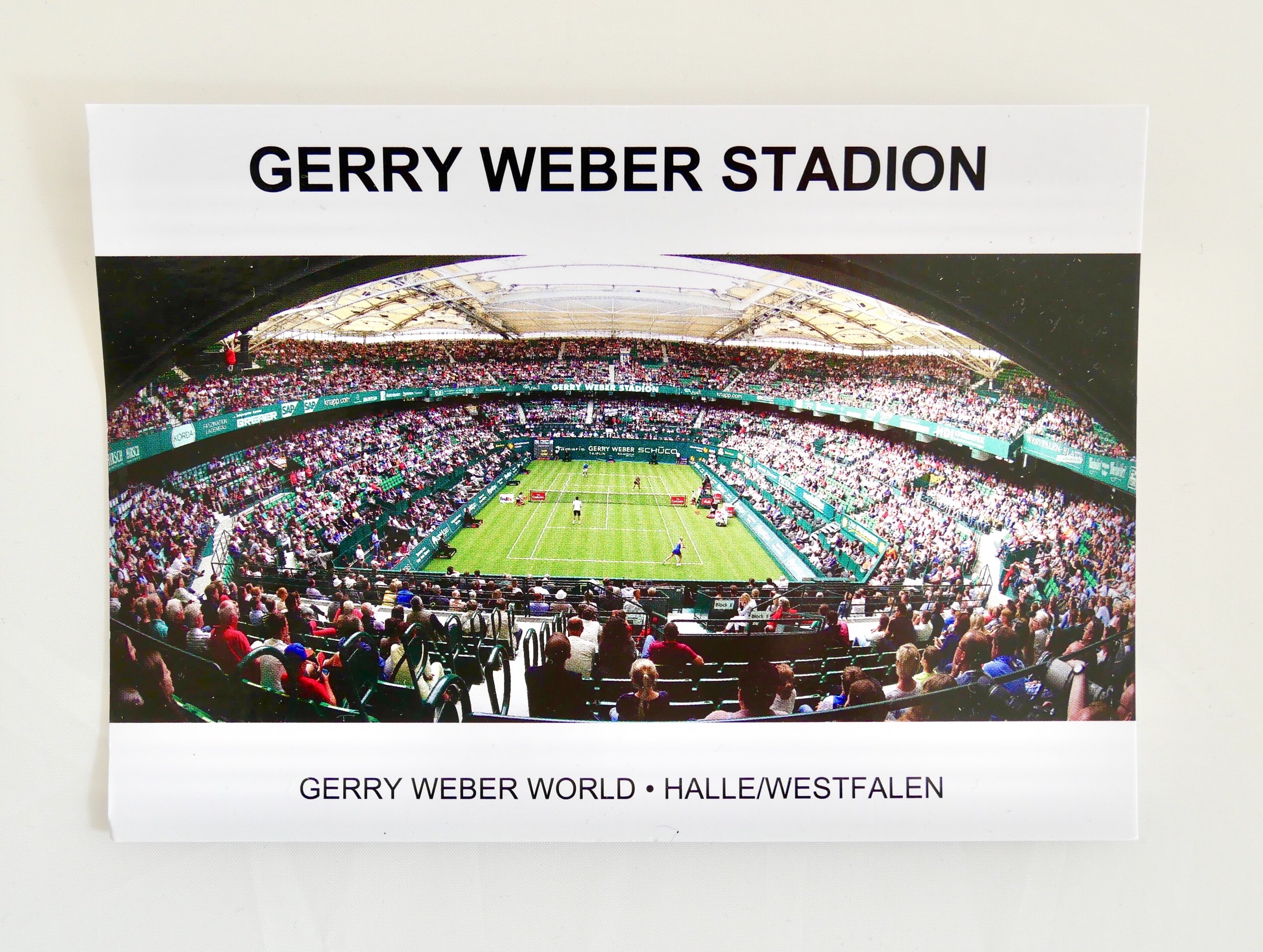 Postkarte "Gerry Weber Open" (Museum Haller ZeitRäume CC BY-NC-SA)