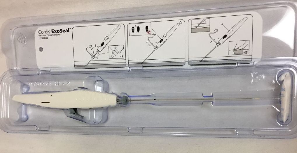Klammergerät zum Gefäßverschluss Cordis ExoSeal (Krankenhausmuseum Bielefeld e.V. CC BY-NC-SA)