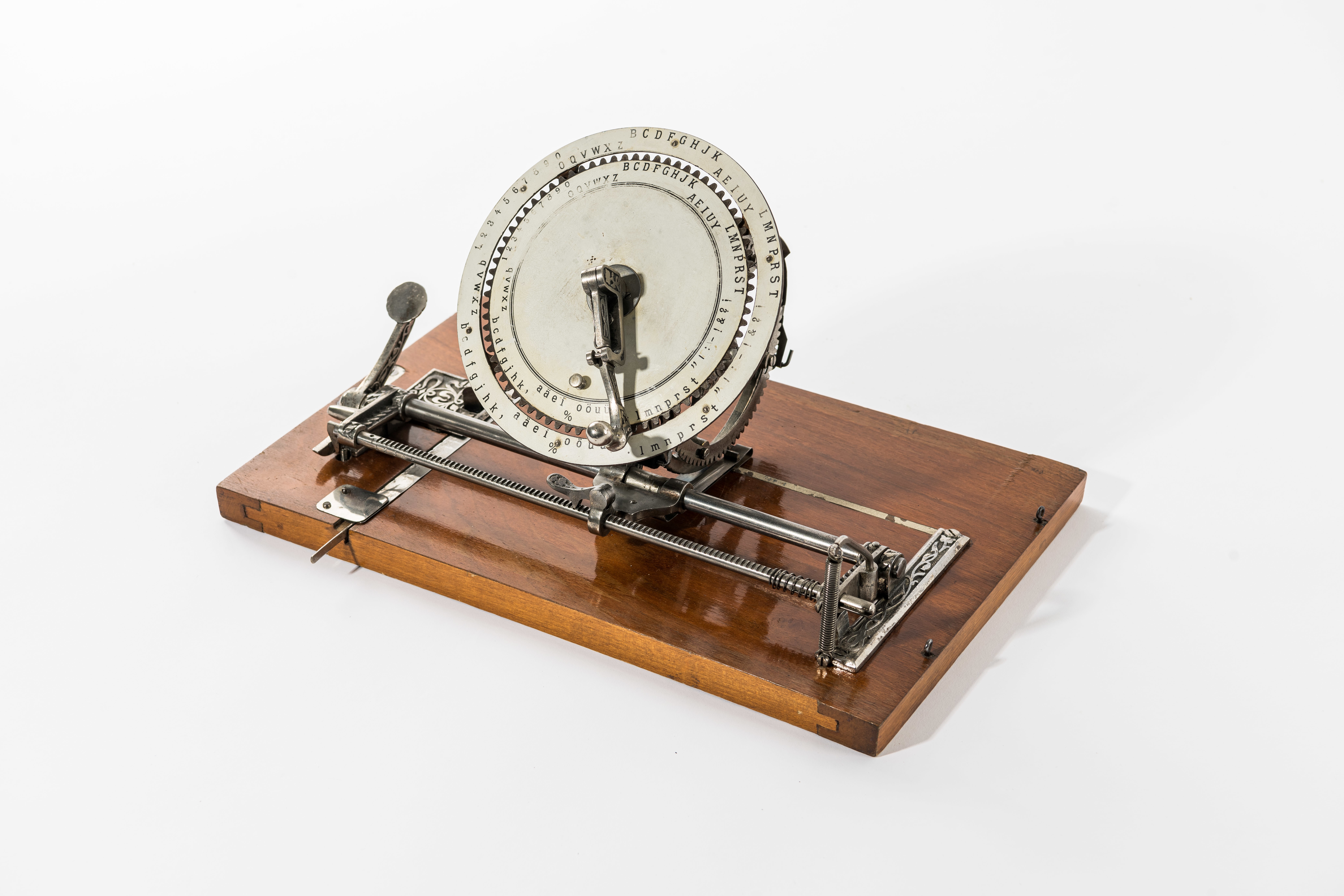 Rehmann Diskret Schreibmaschine (Heinz Nixdorf MuseumsForum CC BY-NC-SA)