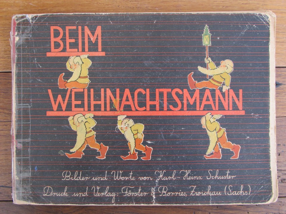 Karl Heinz Schuster, Beim Weihnachtsmann (Museumsschule Hiddenhausen CC BY-NC-SA)