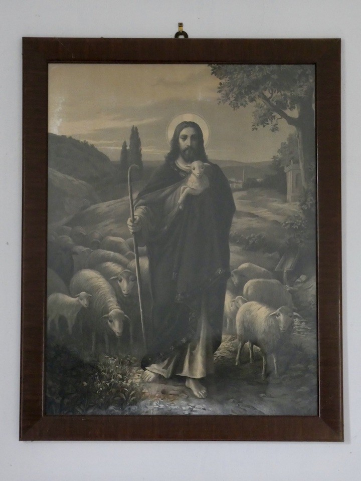 Kunstdruck "Jesus als Hirte" (Museumsschule Hiddenhausen CC BY-NC-SA)
