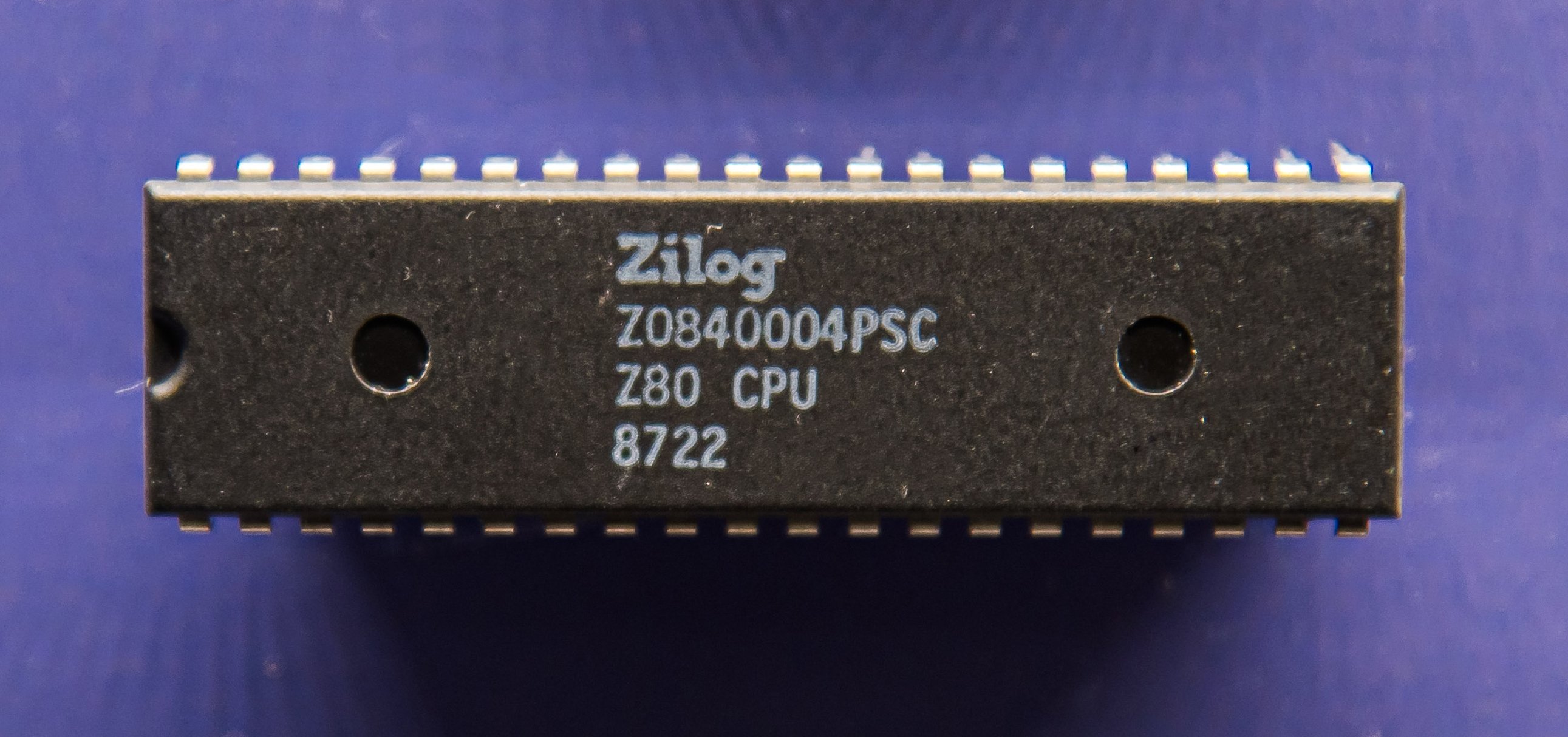 Zilog Z80 CPU (Heinz Nixdorf MuseumsForum CC BY-NC-SA)
