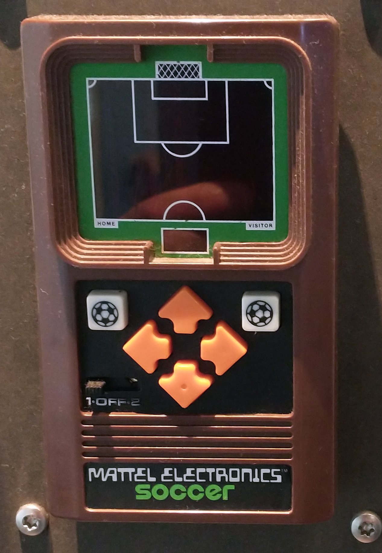 Mattel Electronics Soccer (Heinz Nixdorf MuseumsForum CC BY-NC-SA)