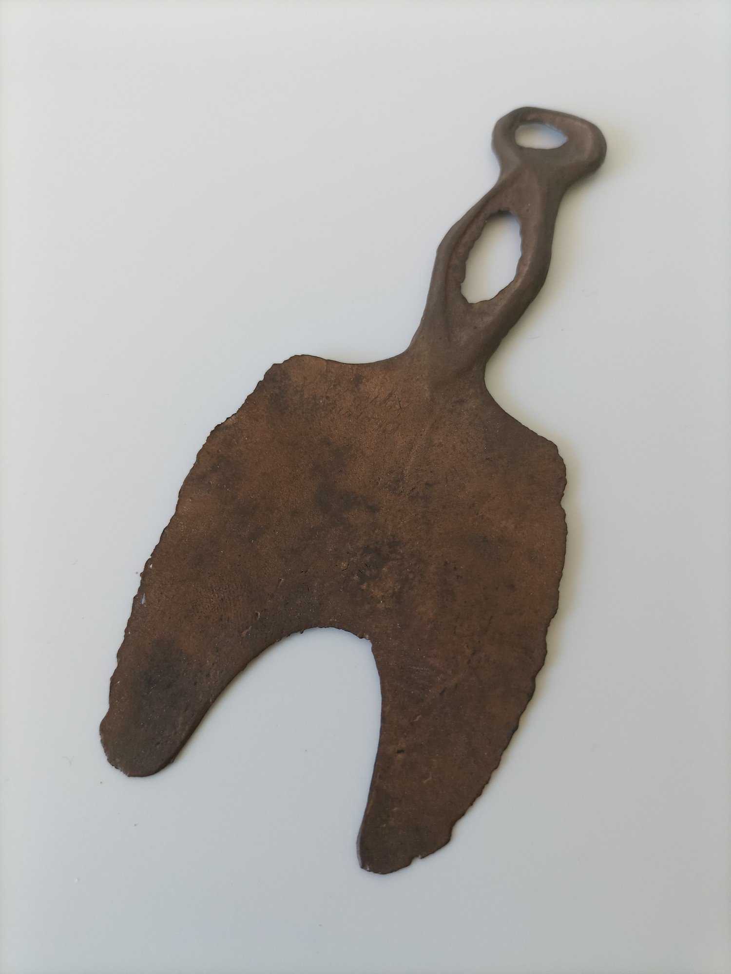 Rasiermesser aus Bronze (Replik) (Museum der Stadt Löhne CC BY-NC-SA)