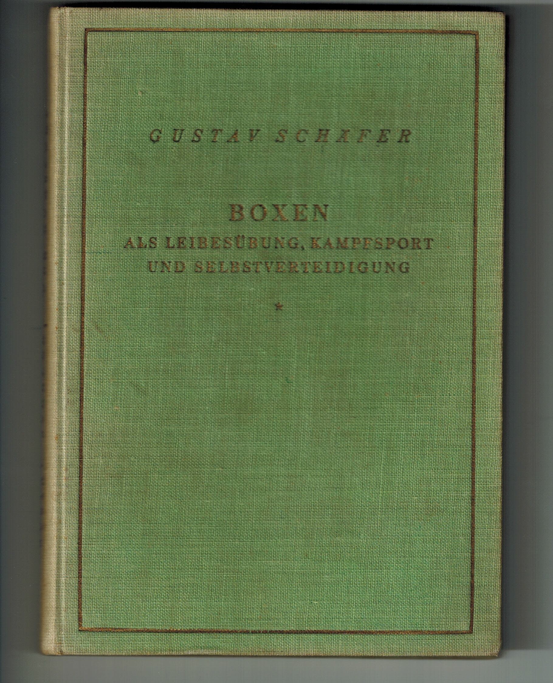 G. Schäfer: Boxen (Dezentrale Sammlung Deutsches Kampfsportmuseum e. V. CC BY-NC-SA)