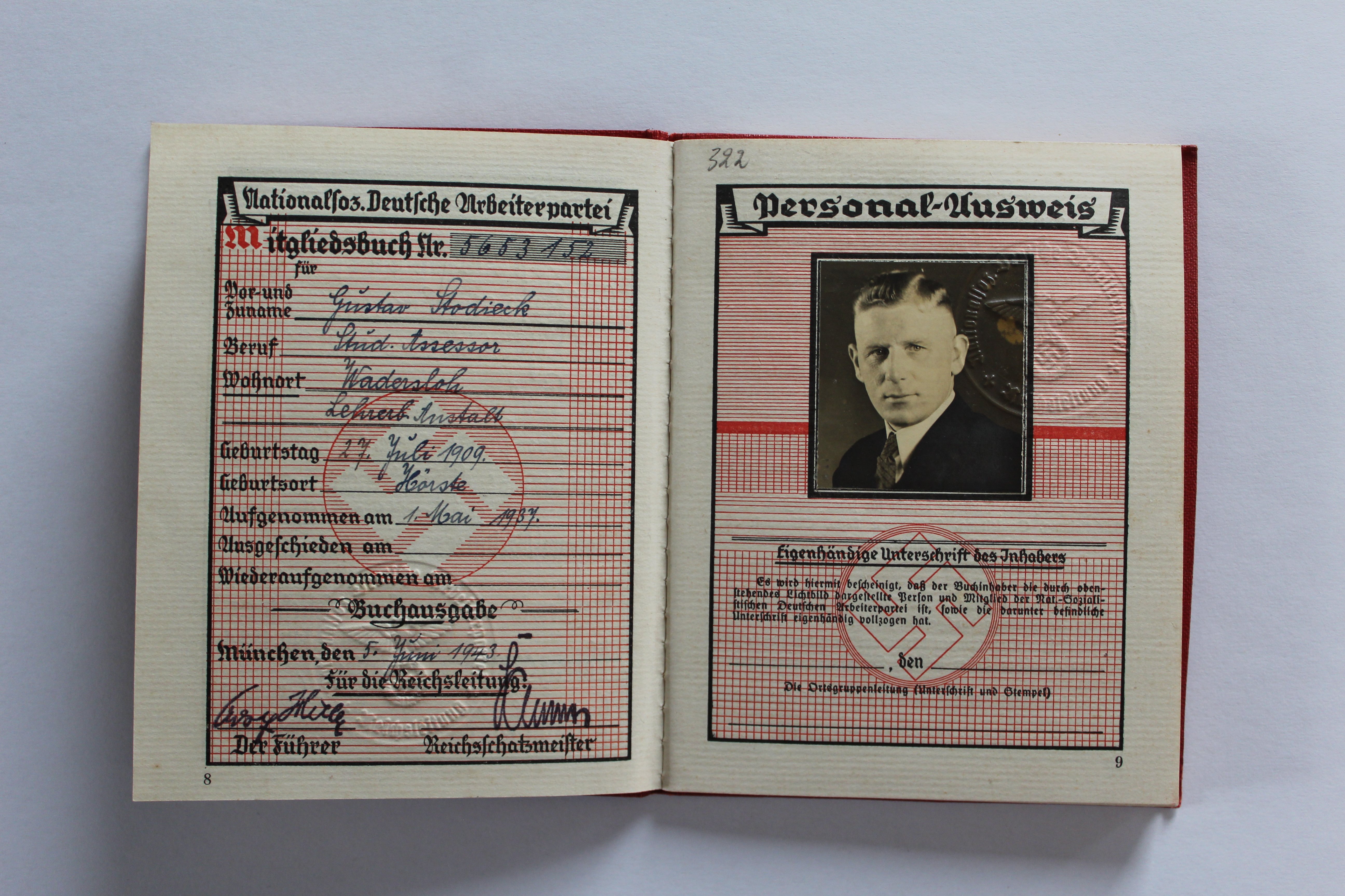 Personalausweis (Heimatmuseum Hörste CC BY-NC-SA)