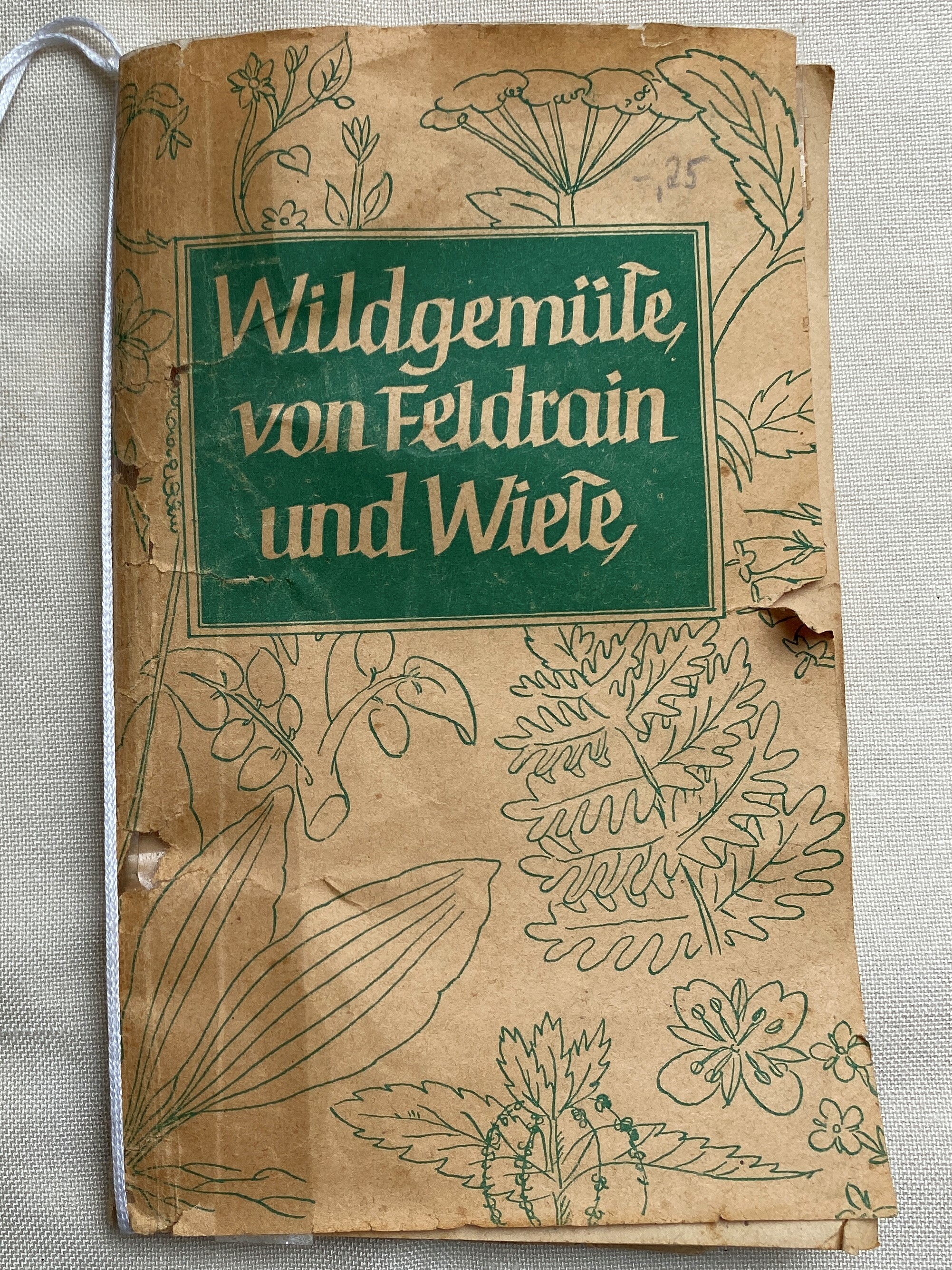 Wildgemüse Kochbuch (Heimatmuseum Hörste CC BY-NC-SA)