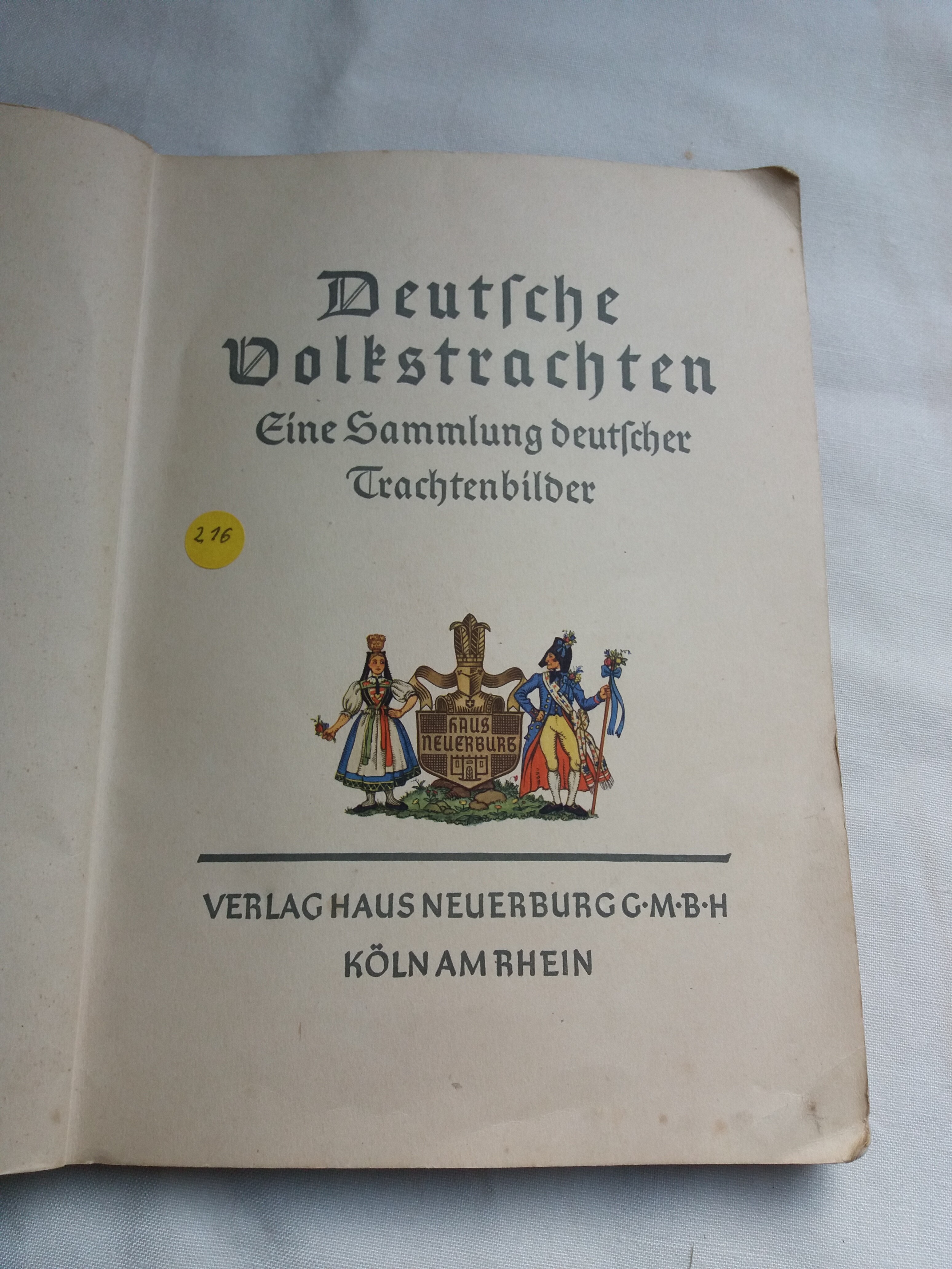 Deutsche Volkstrachten (Heimatmuseum Hörste CC BY-NC-SA)