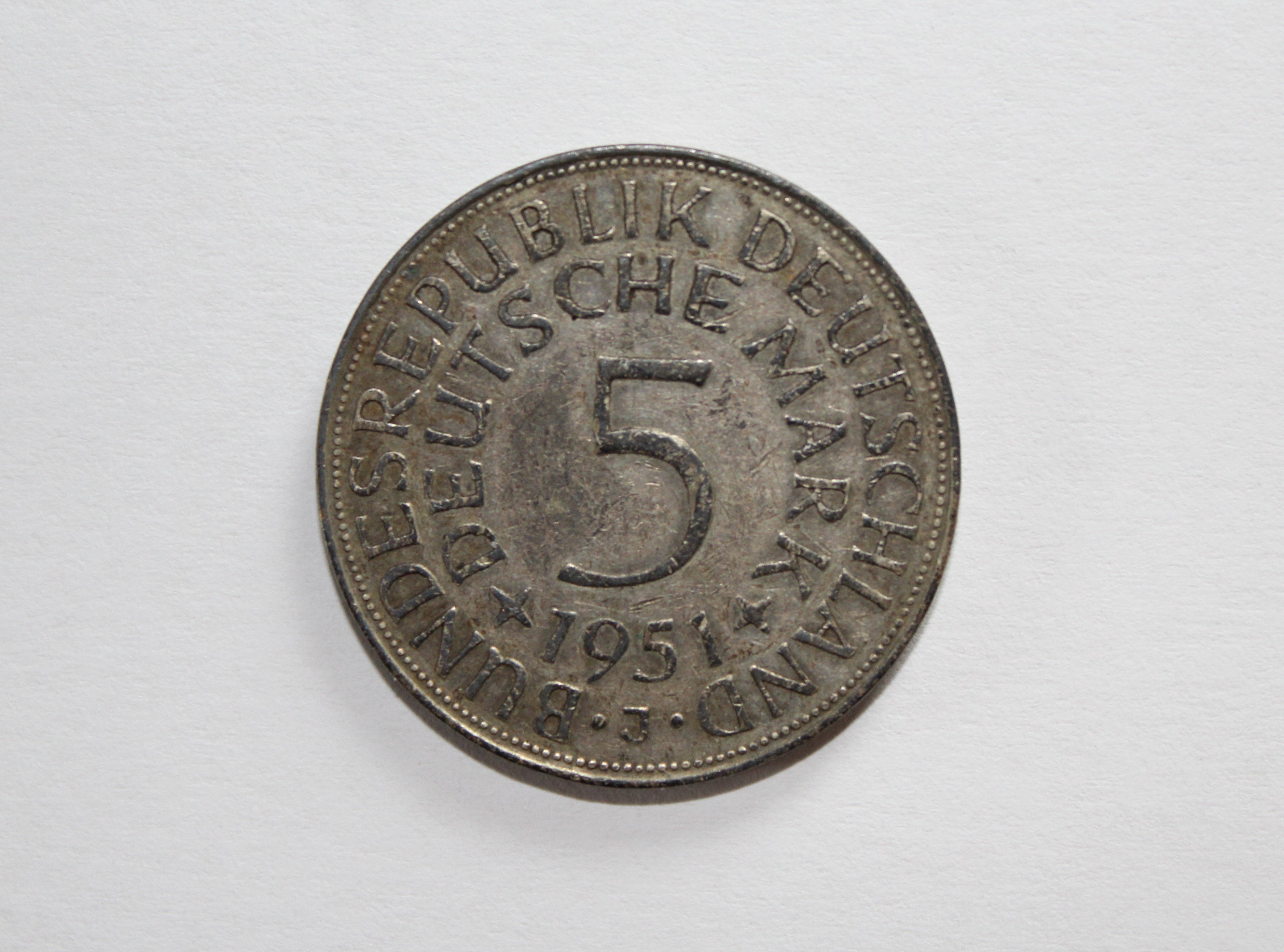 5 Deutsche Mark (Heimatmuseum Hörste CC BY-NC-SA)