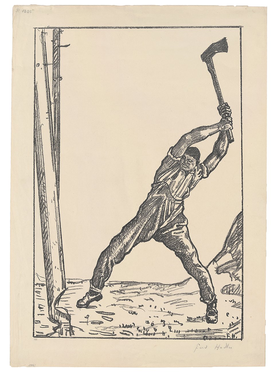 Der Holzfäller (Kunsthalle Bielefeld Public Domain Mark)