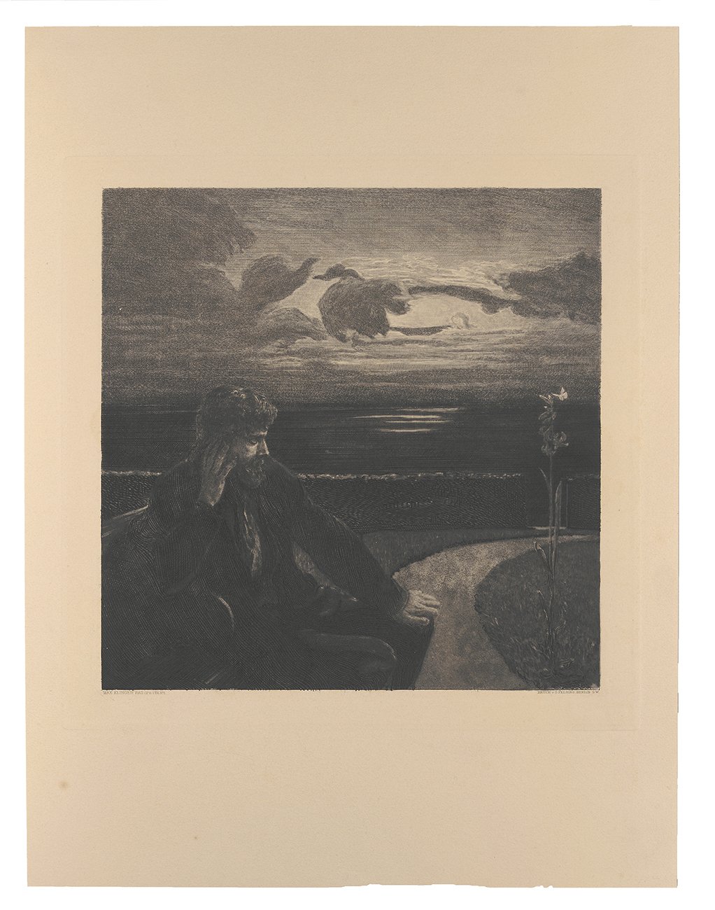 Vom Tode. Erster Teil. Blatt 1: Nacht (Kunsthalle Bielefeld Public Domain Mark)
