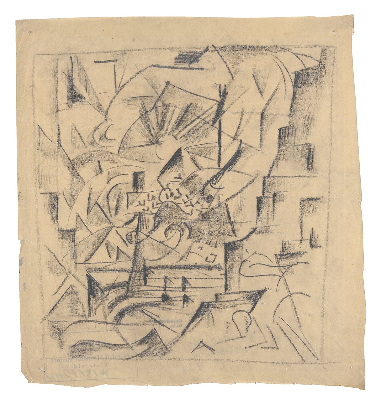 Abstrakte Komposition (Kunsthalle Bielefeld Public Domain Mark)