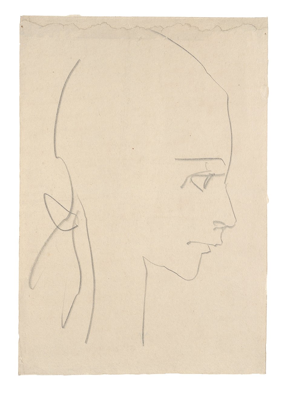 Head of a girl (Kopf eines Mädchens) (Kunsthalle Bielefeld Public Domain Mark)