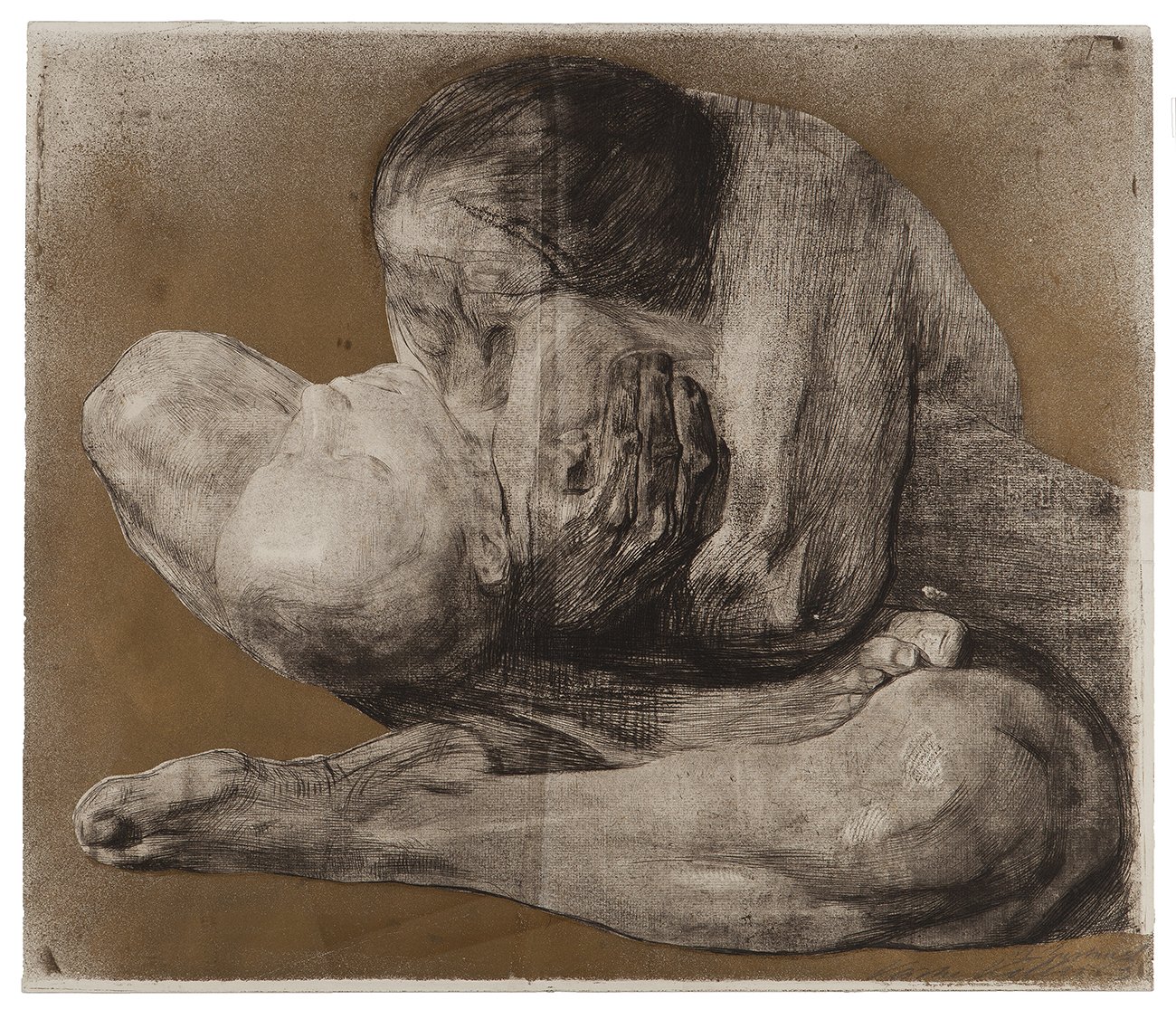 Frau mit totem Kind (Kunsthalle Bielefeld Public Domain Mark)