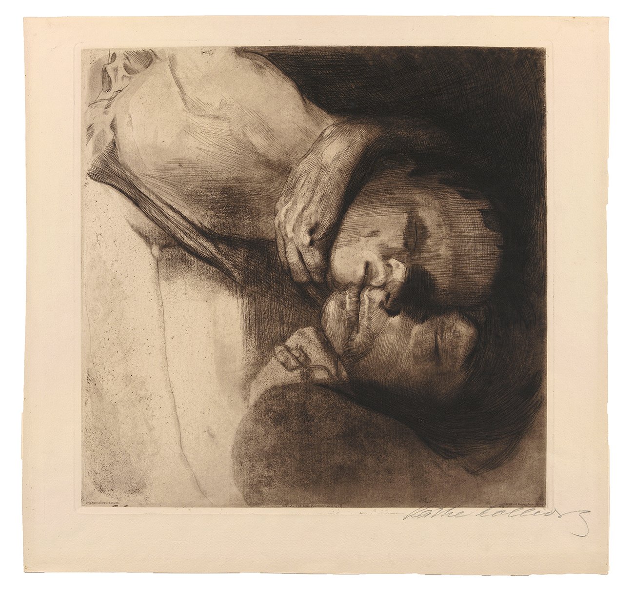 Tod, Frau und Kind (Kunsthalle Bielefeld Public Domain Mark)
