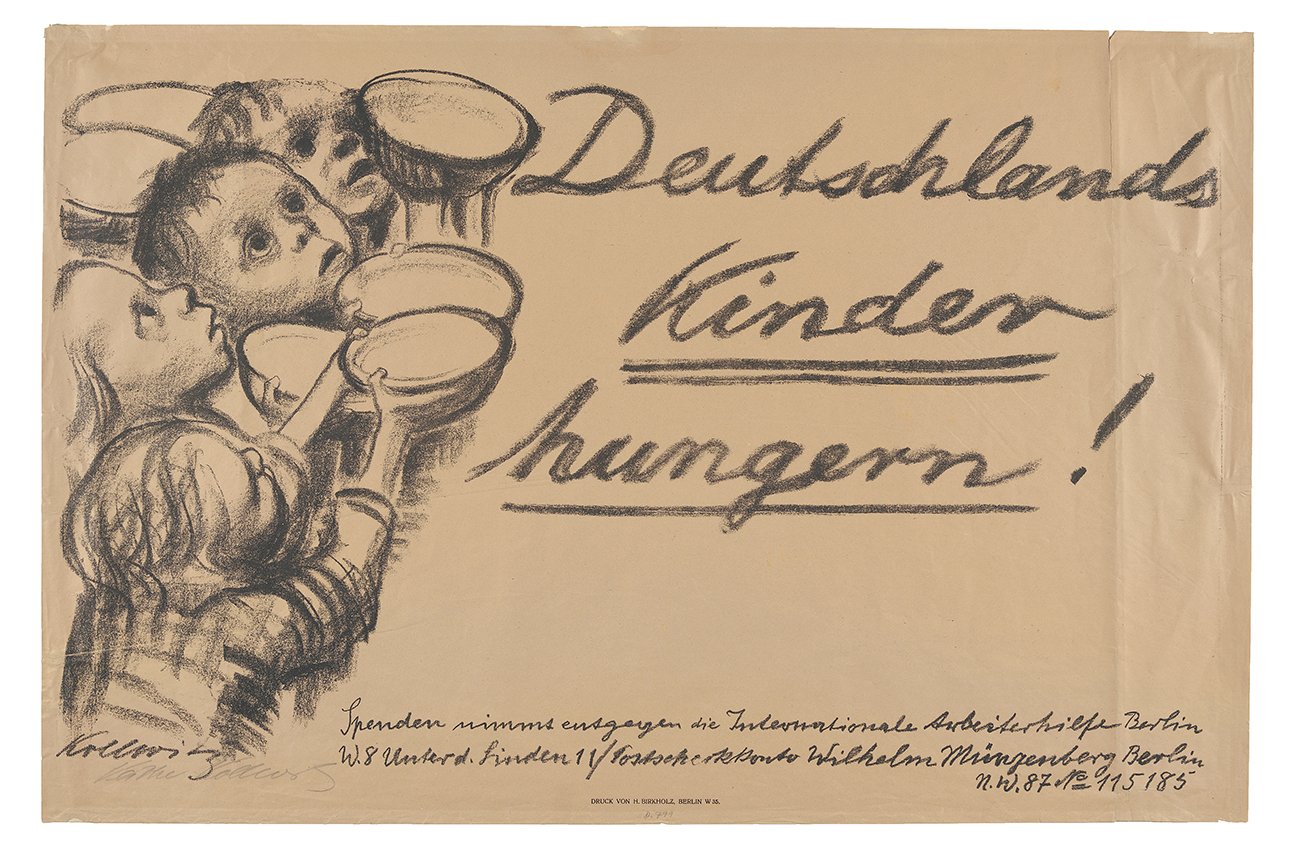 Deutschlands Kinder hungern (Kunsthalle Bielefeld Public Domain Mark)