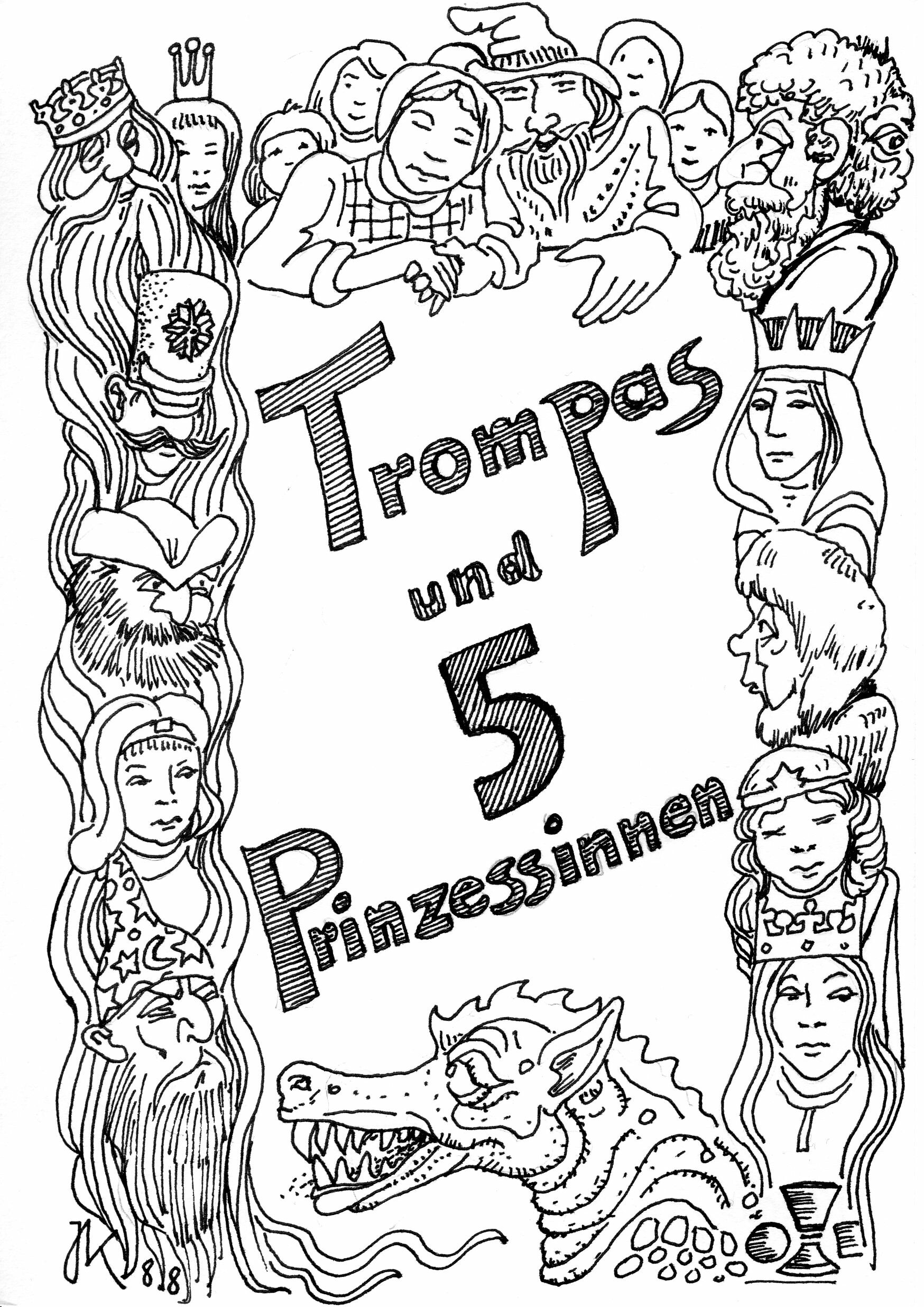 Trompas und fünf Prinzessinnen (Märchenmuseum Bad Oeynhausen CC BY-NC-SA)