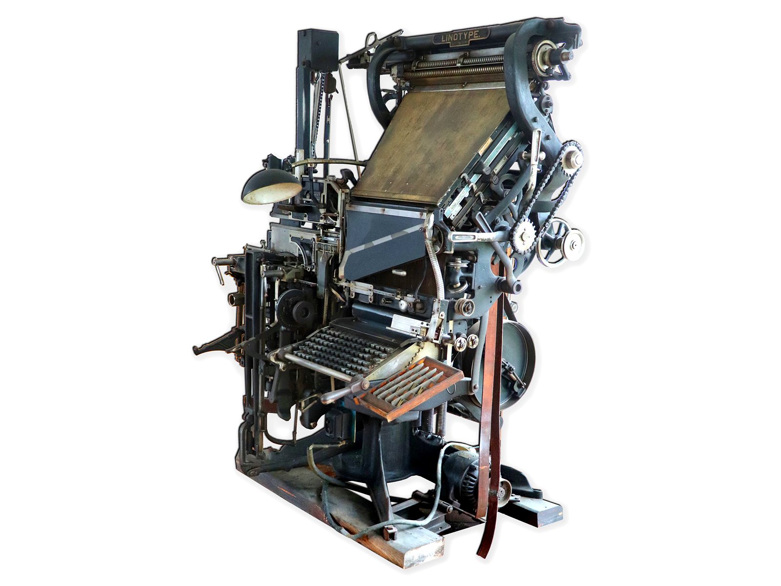 Linotype-Setzmaschine (Haller ZeitRäume CC BY-NC-SA)
