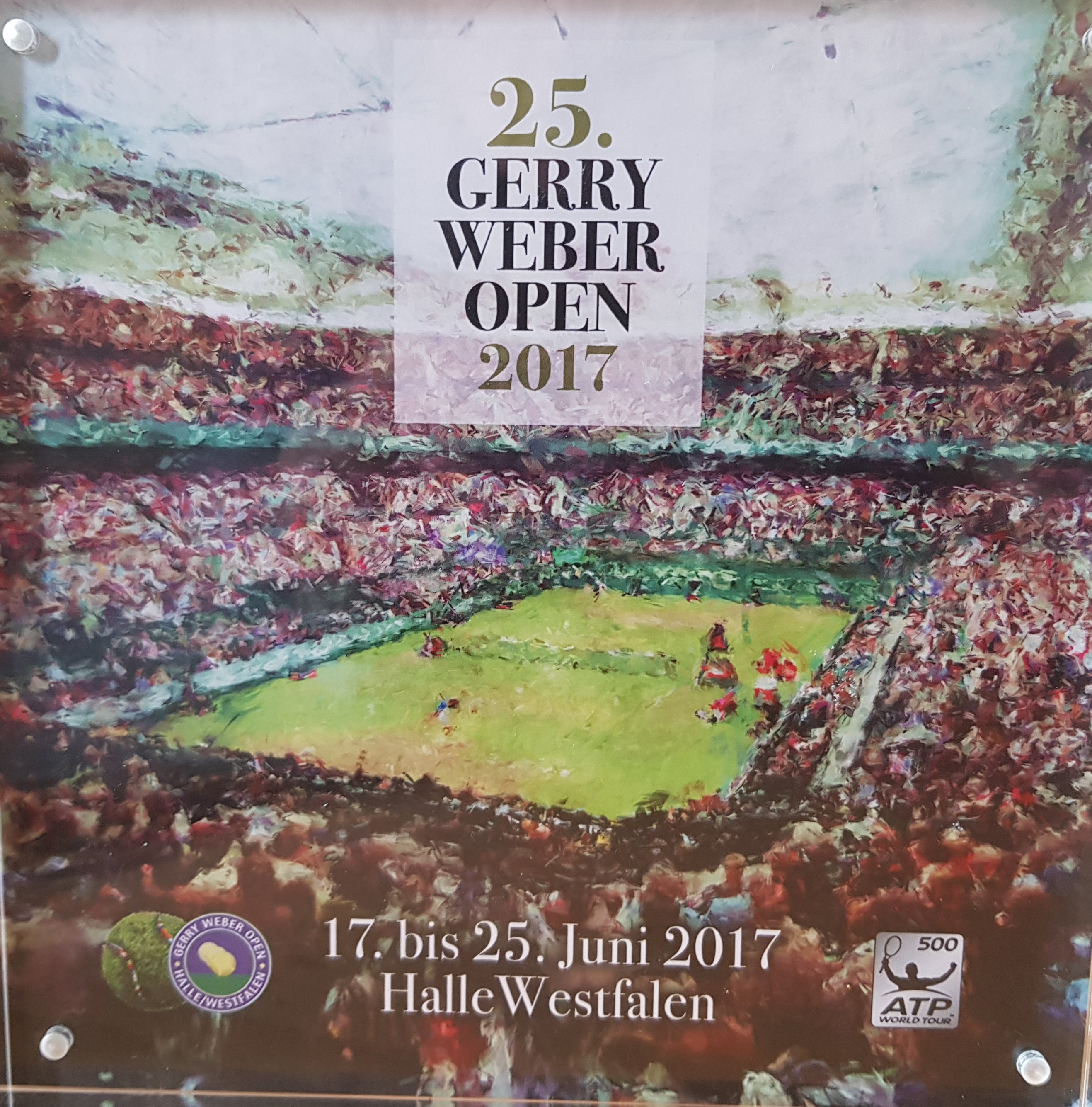 Plakette 25 Jahre Gerry Weber-Open 2017 (Haller ZeitRäume CC BY-NC-SA)