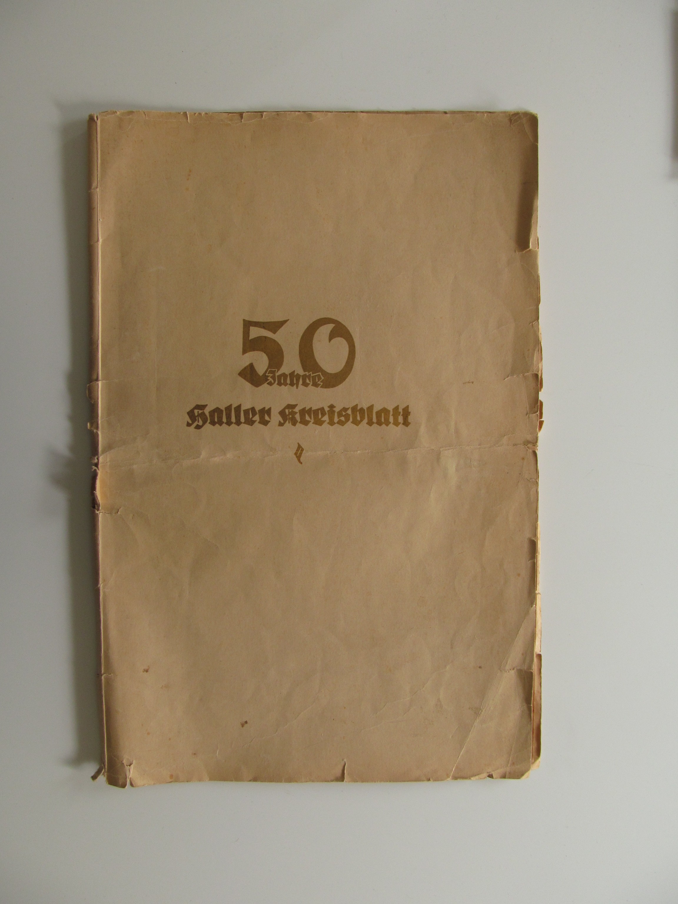 Jubiläumsausgabe 50 Jahre Haller Kreisblatt (Haller ZeitRäume CC BY-NC-SA)