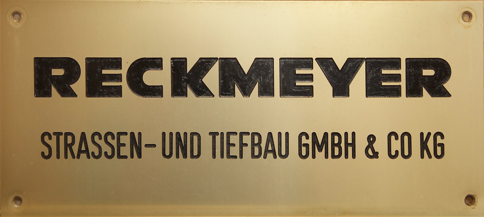 Firmenschild Reckmeyer (Haller ZeitRäume CC BY-NC-SA)
