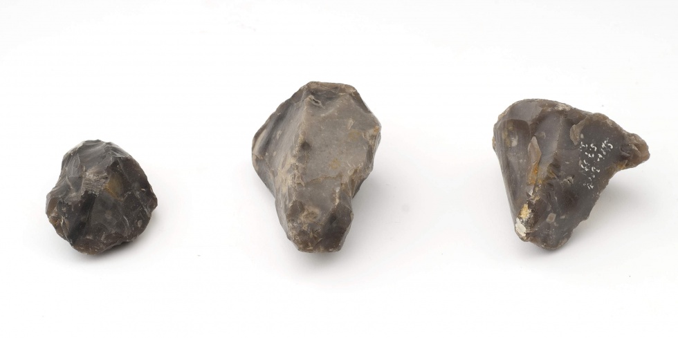 Kerne aus Feuerstein (Lippisches Landesmuseum Detmold CC BY-NC-SA)