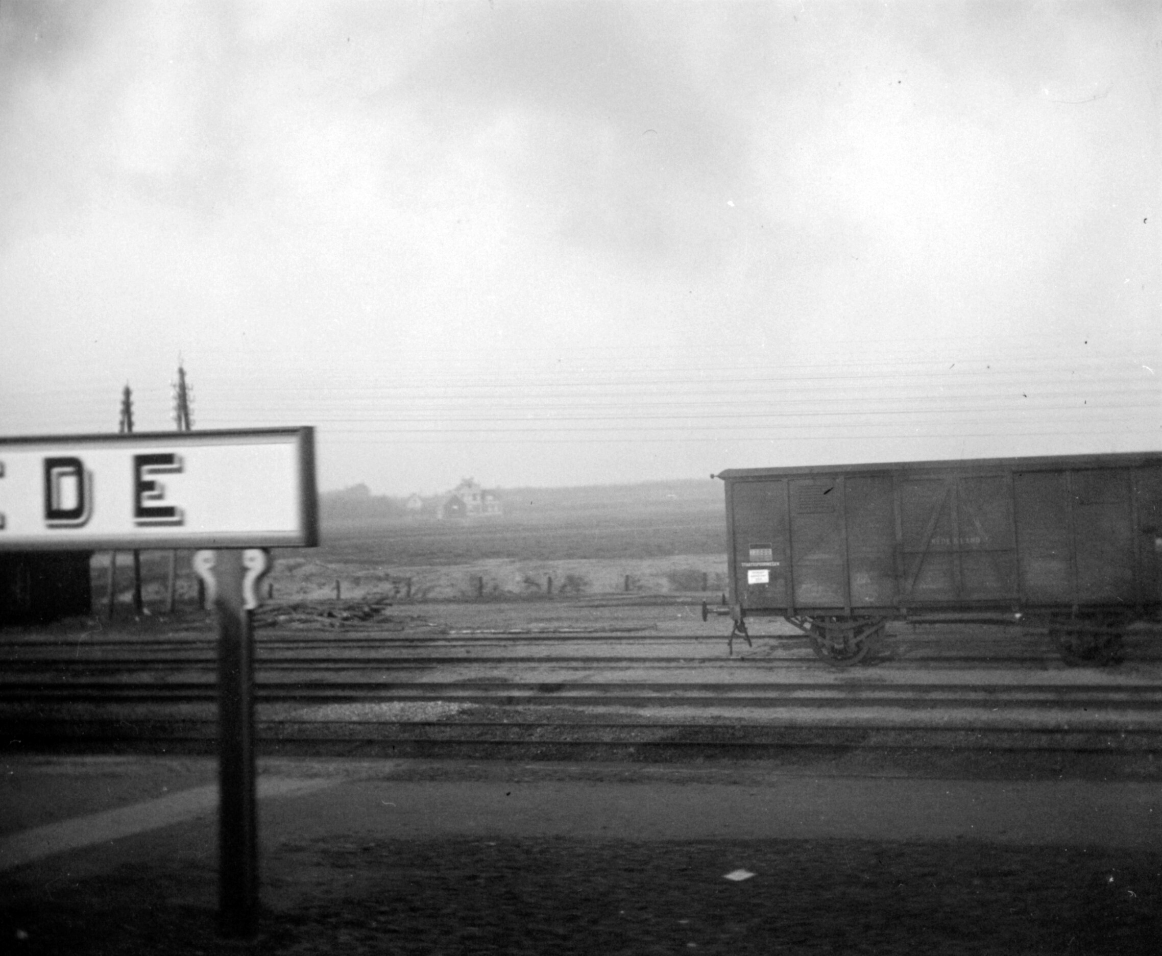In der Nähe des Bahnhofs Ede/Niederlande (Januar 1905), 87557 sn R (DRM CC BY-NC-SA)