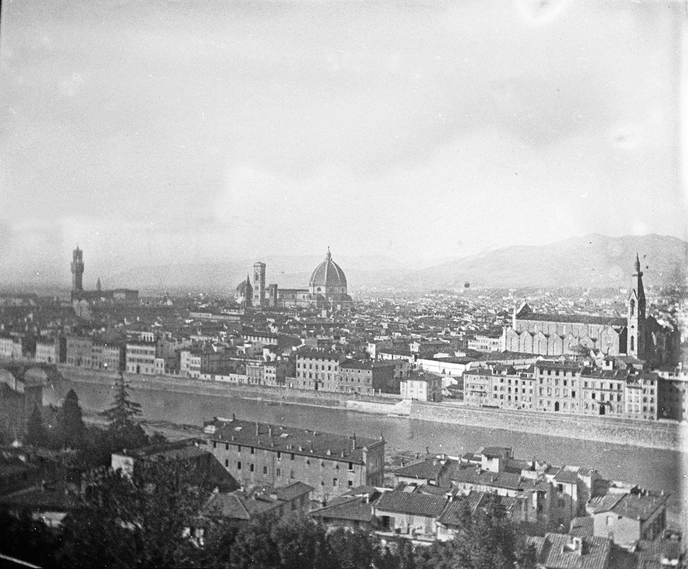 Aussicht von der Piazzale Michelangelo auf Florenz (März/April 1902), 87163 sn R_o (DRM CC BY-NC-SA)