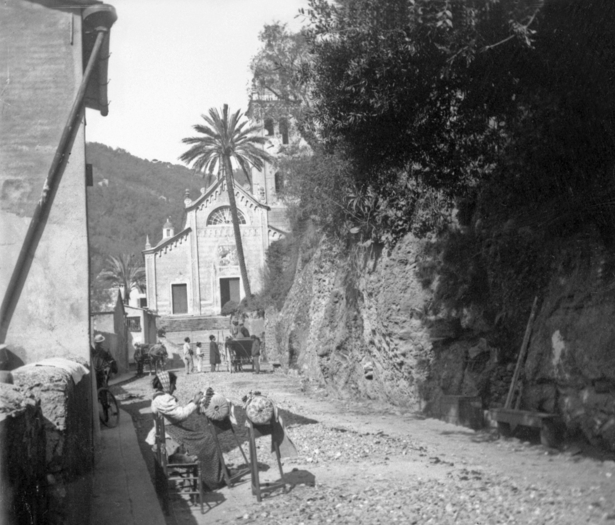 Landstraße am Ortseingang von Portofino (März/April 1903), 87342 sn L_o.jpg (DRM CC BY-NC-SA)