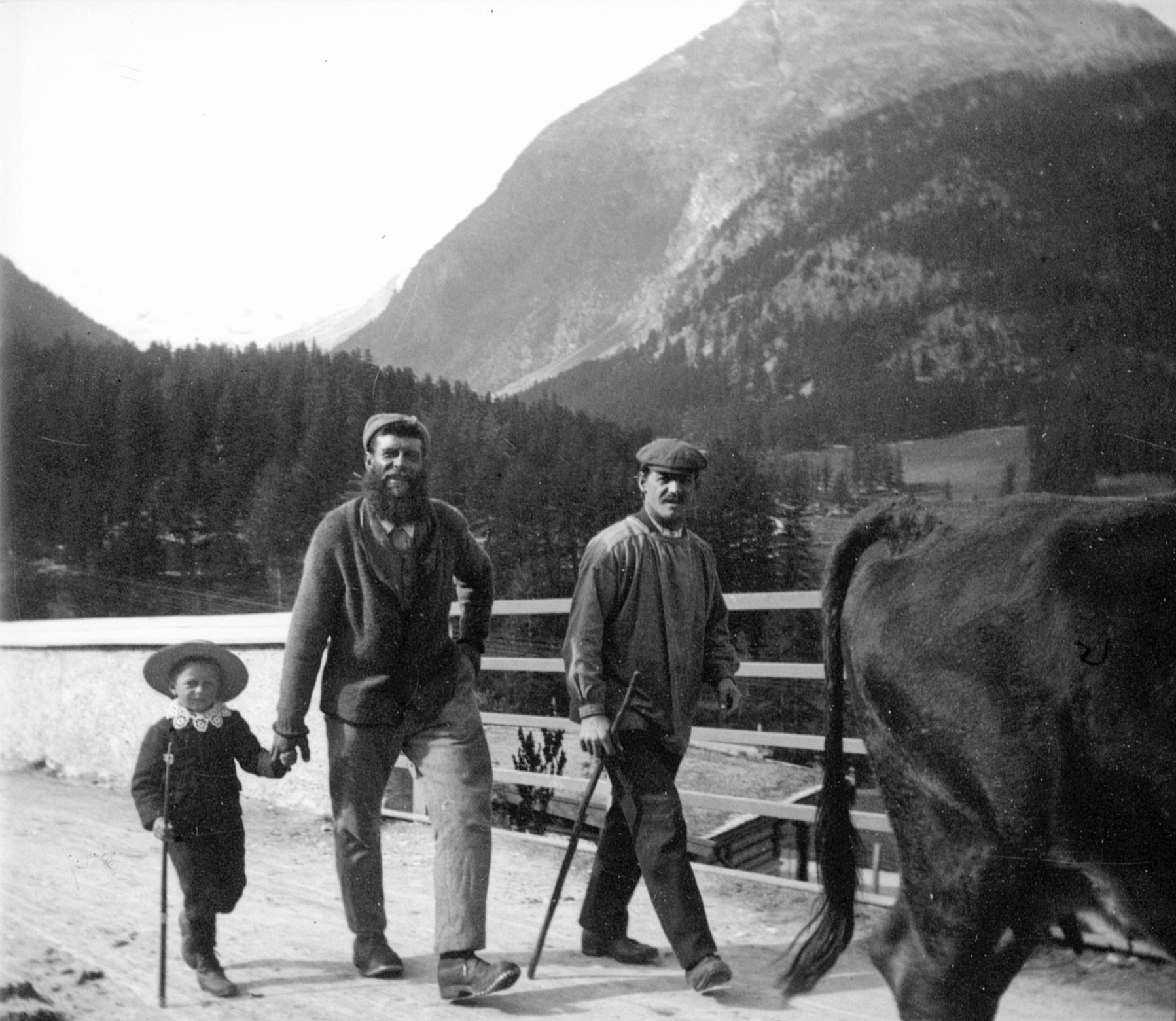 Bauern in Pontresina (Sommer 1902), 87237 sn L_o (DRM CC BY-NC-SA)