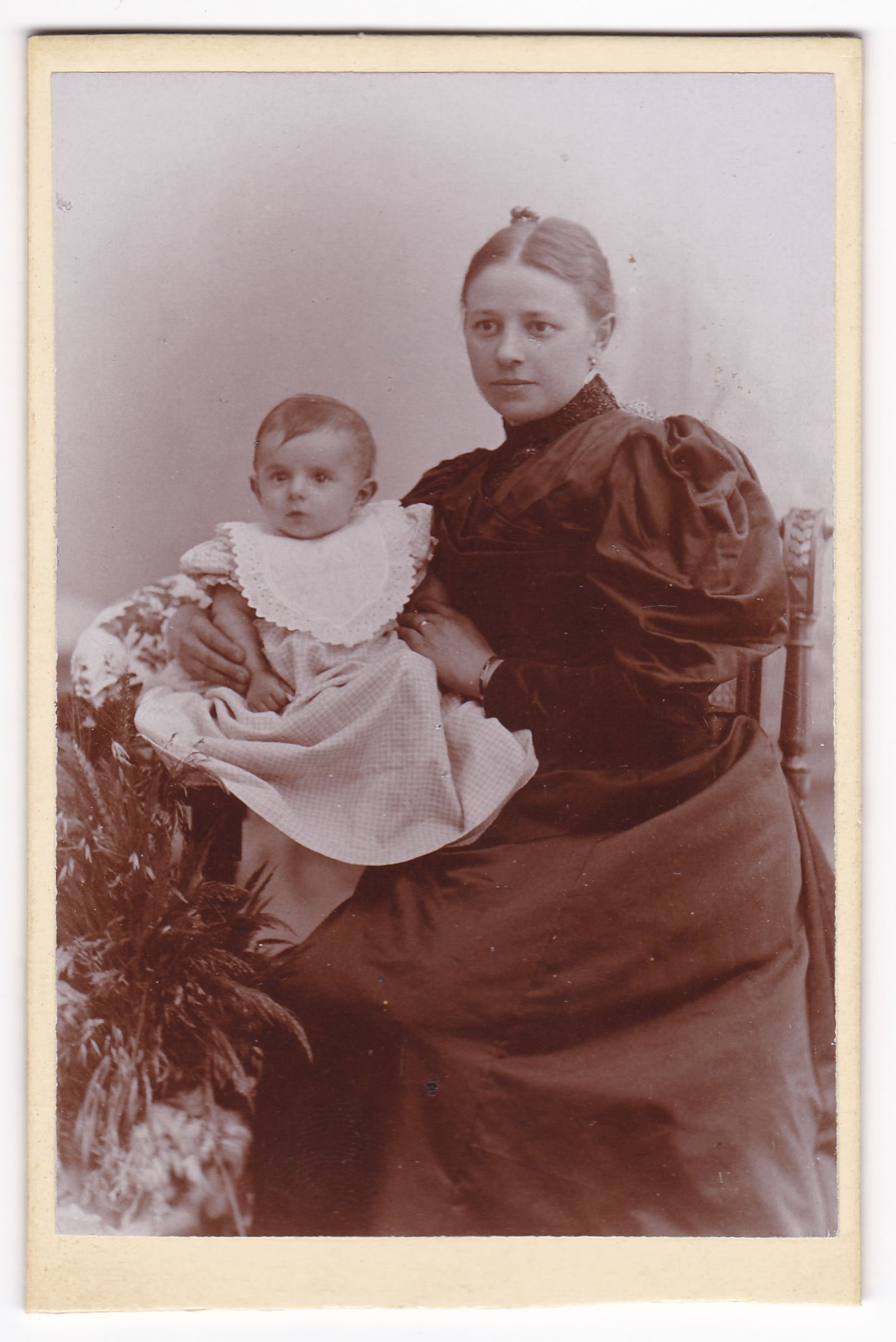 Elisabethe Margarethe Planz, geb. Döring mit Sohn Karl (1895), 88349 p (DRM CC BY-NC-SA)