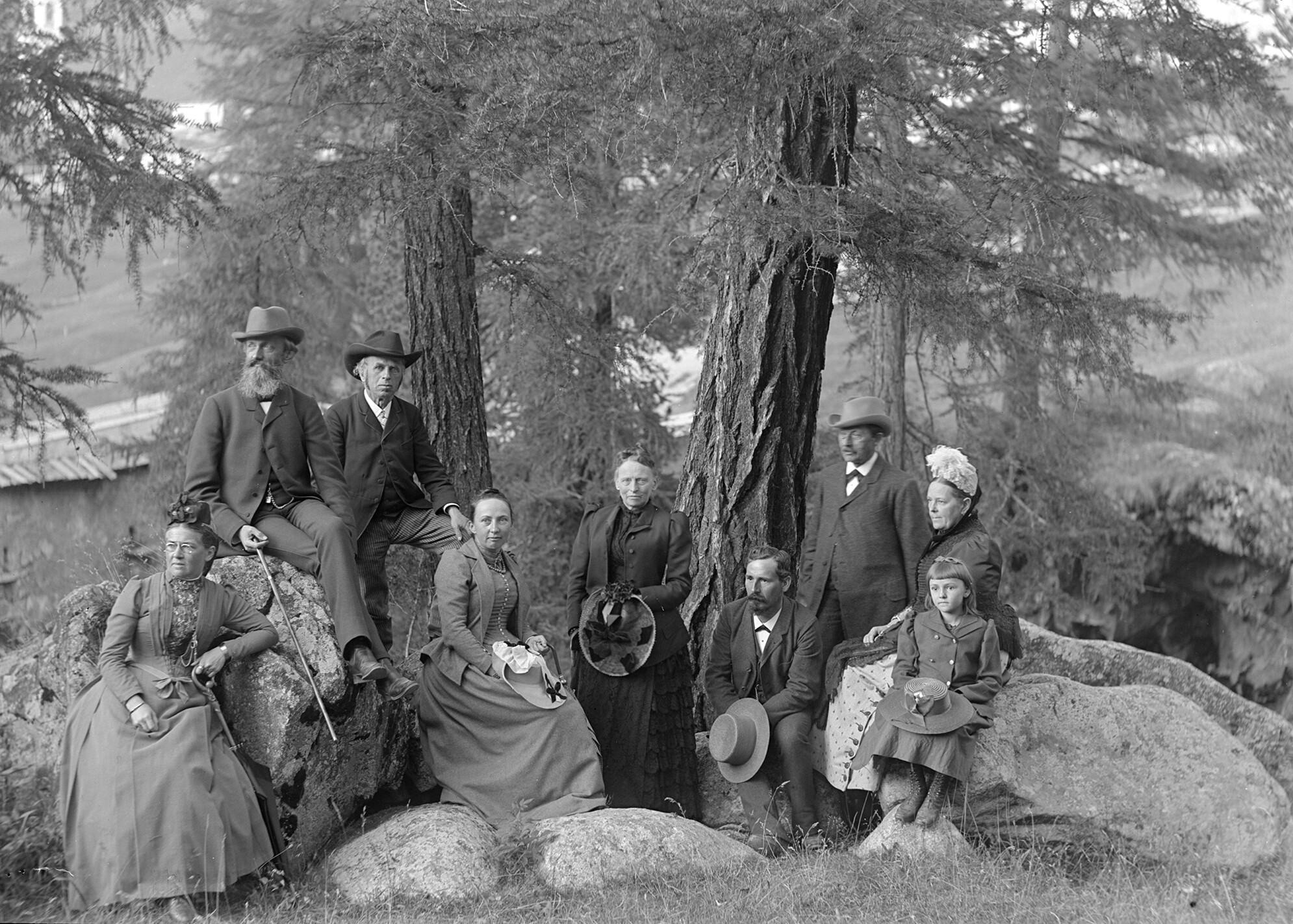 Gruppenaufnahme im Val Roseg (29.08.1891), 86003 gp_o (DRM CC BY-NC-SA)