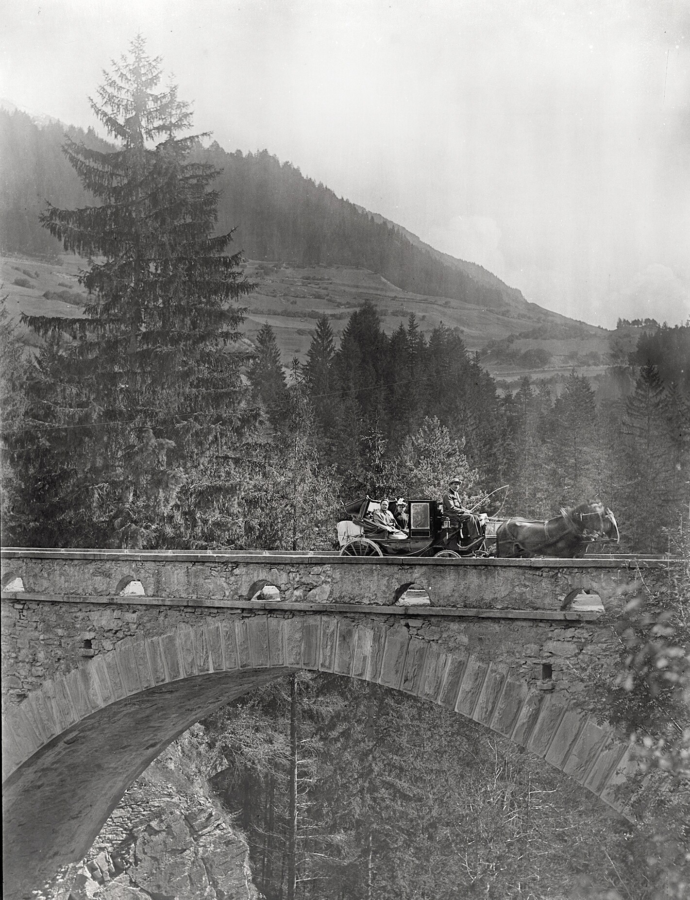 Kutsche auf der Solisbrücke (September 1891), 86009 gp_o (DRM CC BY-NC-SA)