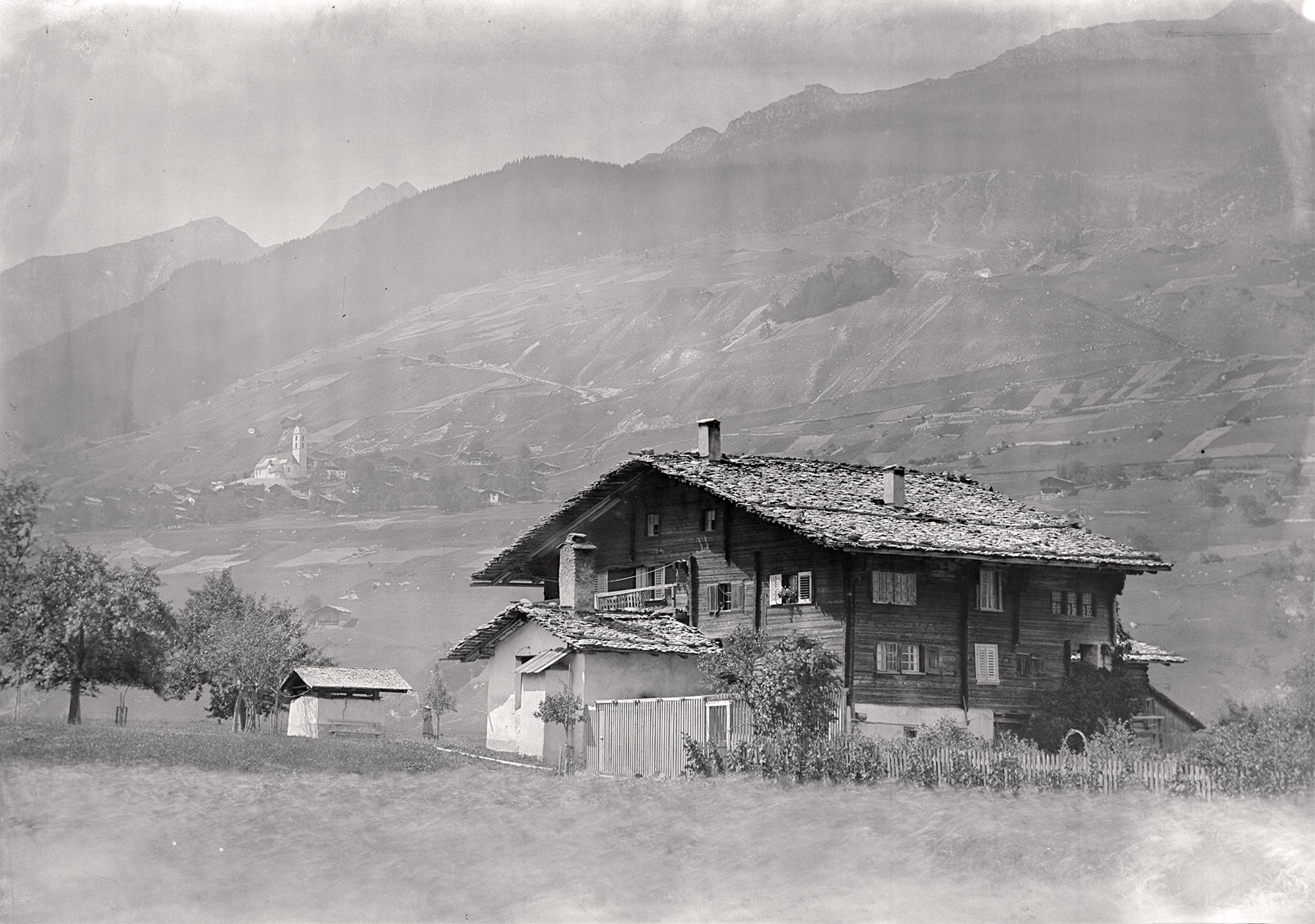 Haus des Kutschers Emanuel Schmid in Surrein (17.08.1893), 86041_o (DRM CC BY-NC-SA)