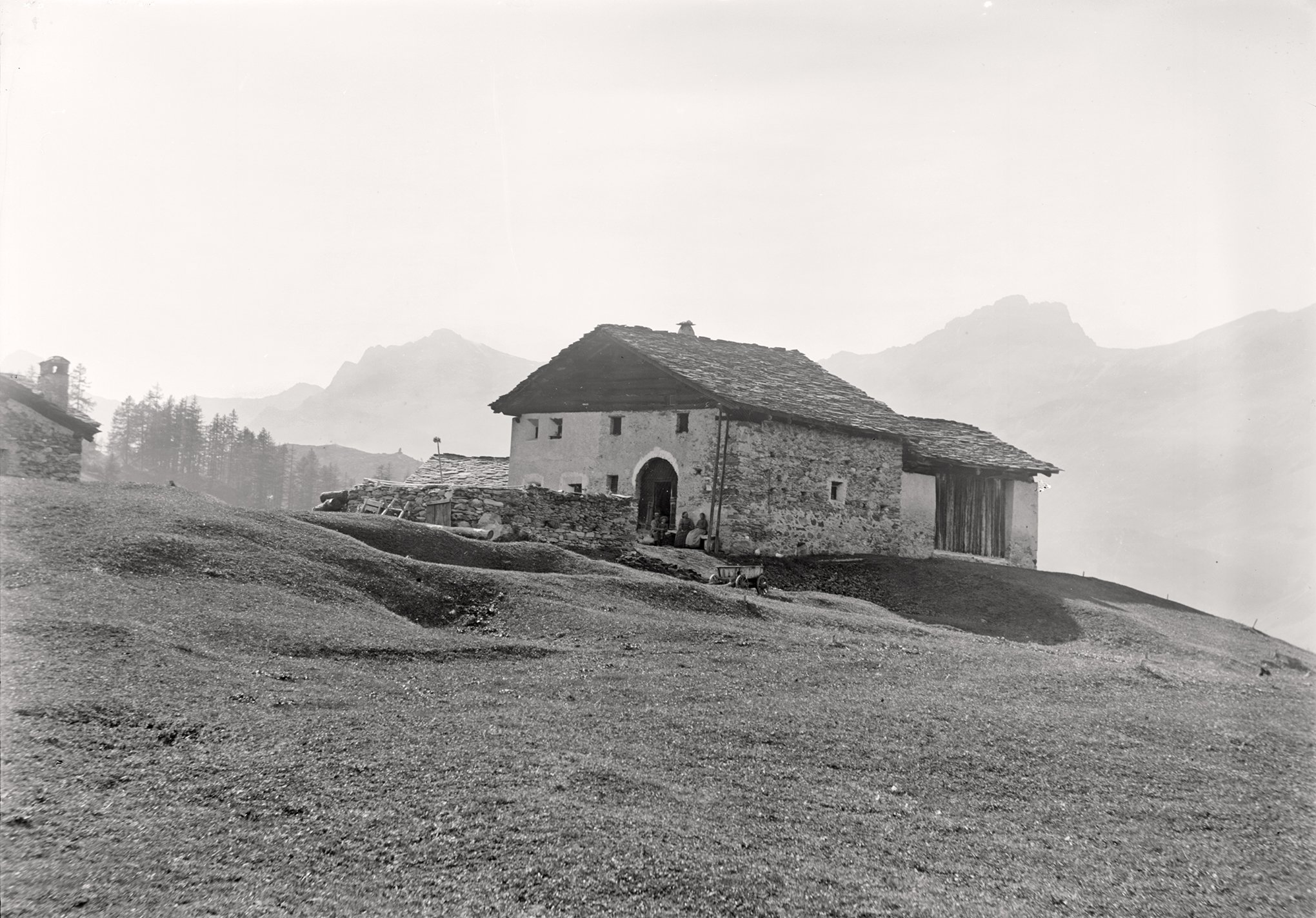 Häuser im Val Fex (27.08.1894), 86065_o (DRM CC BY-NC-SA)