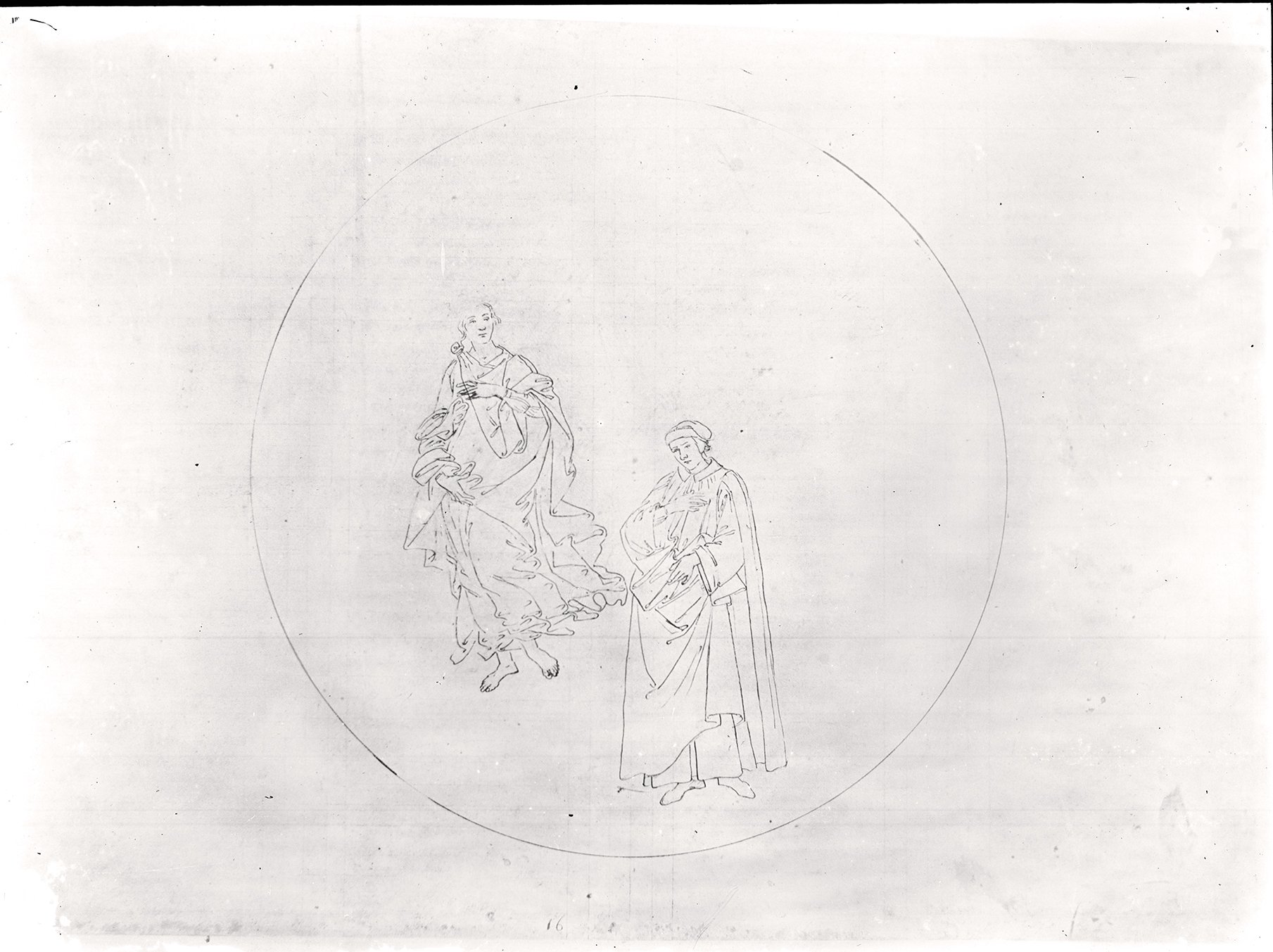 Kupferstich von Sandro Botticelli: Dantes Göttliche Komödie, Paradiso XVI, 86135_o (DRM CC BY-NC-SA)