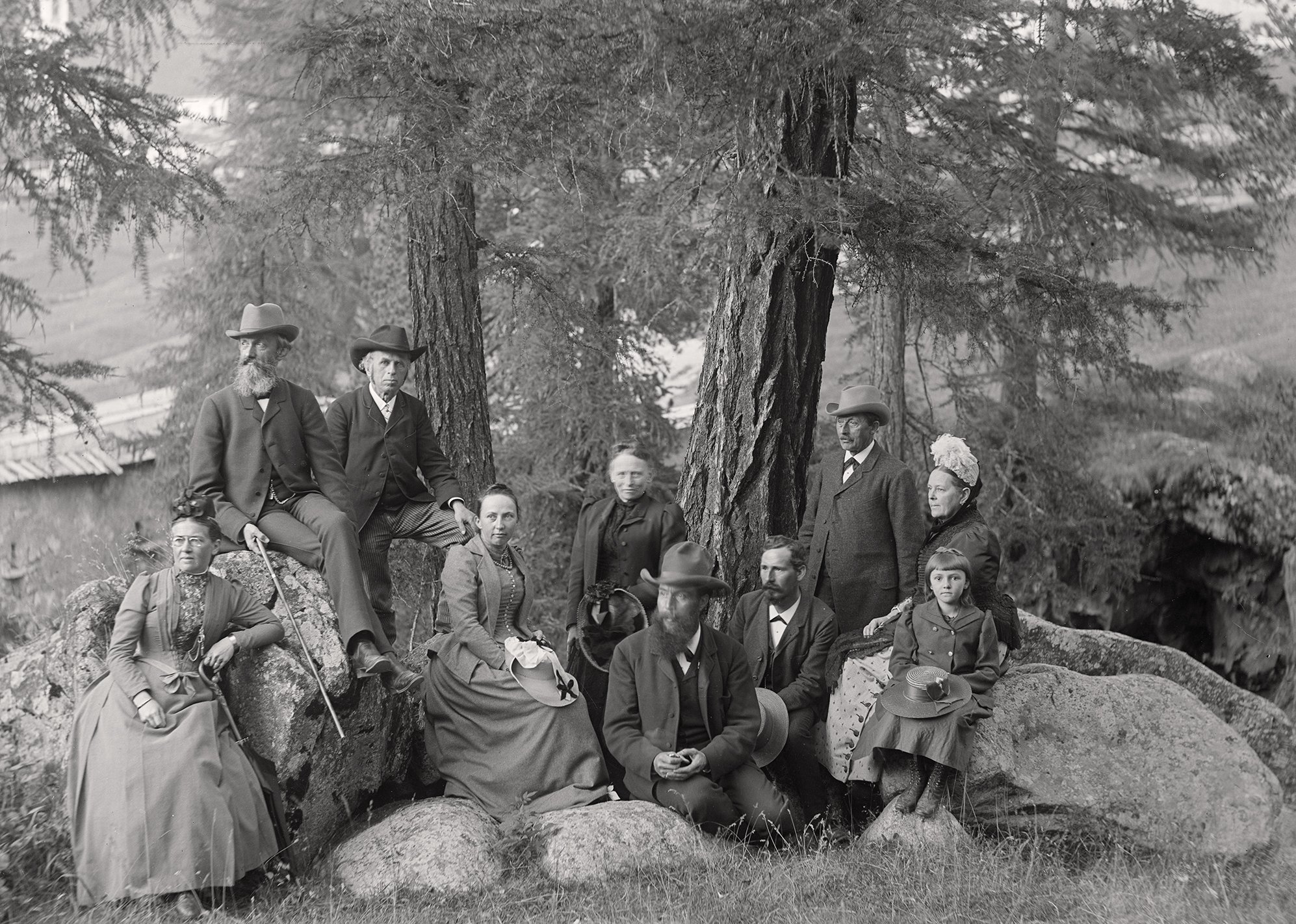 Gruppenaufnahme im Val Roseg (29.08.1891), 86142_o (DRM CC BY-NC-SA)